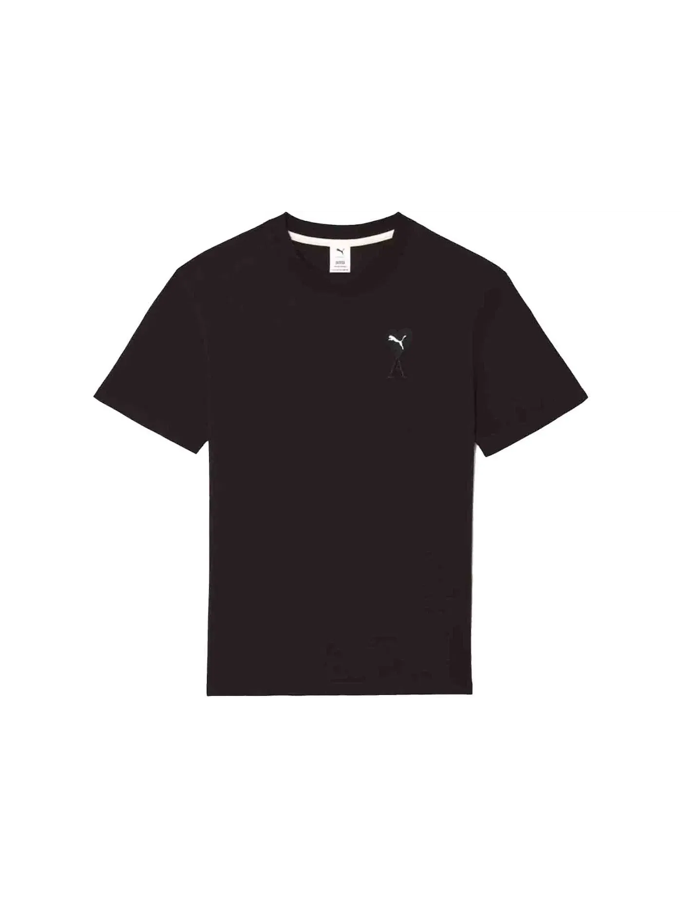 Мужская футболка с графическим принтом Puma x Ami Tee Puma — изображение 1 из 1, черный