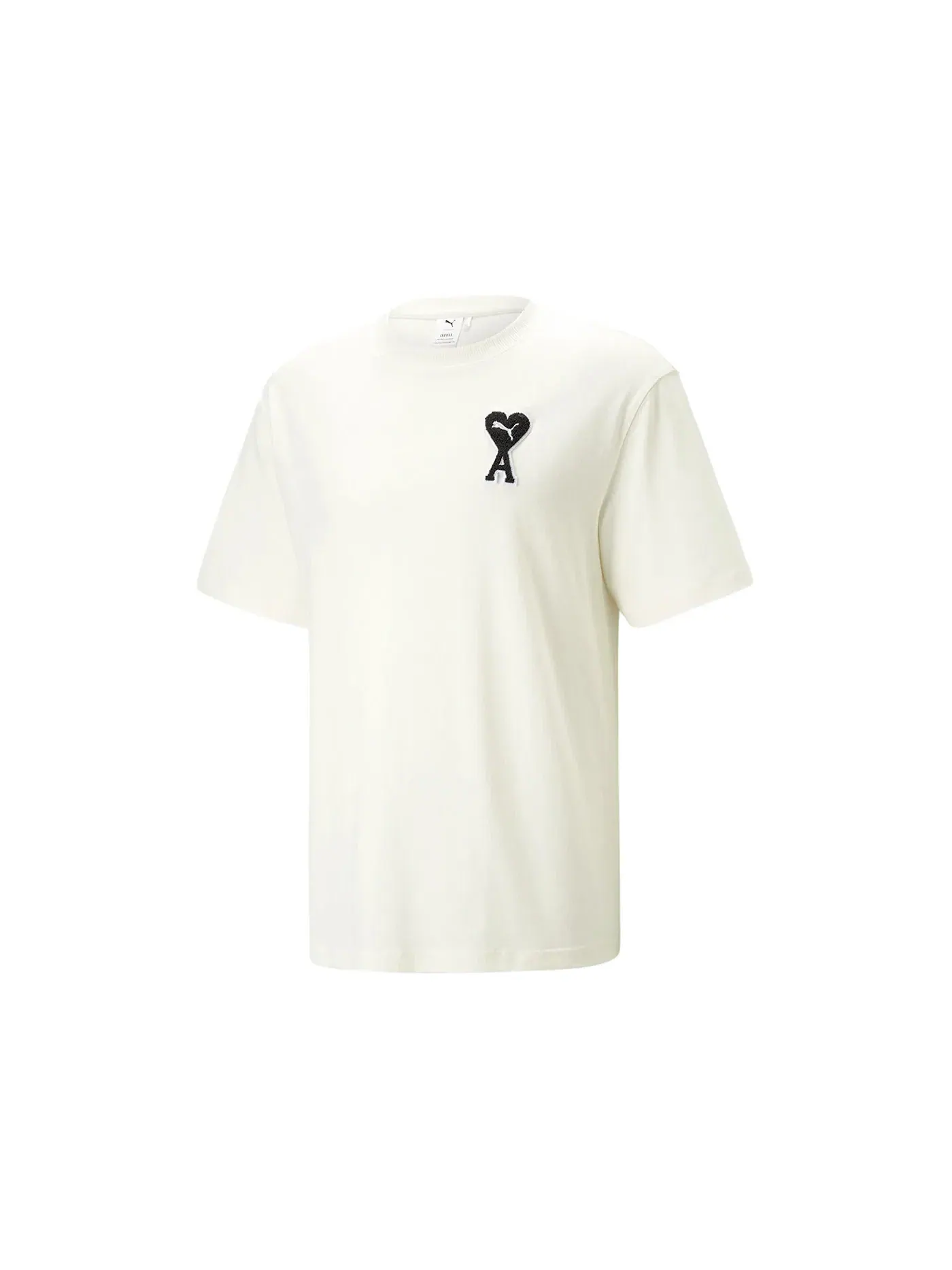 Детская футболка с принтом Puma x Ami Graphic Tee Puma — изображение 1 из 1, бежевый