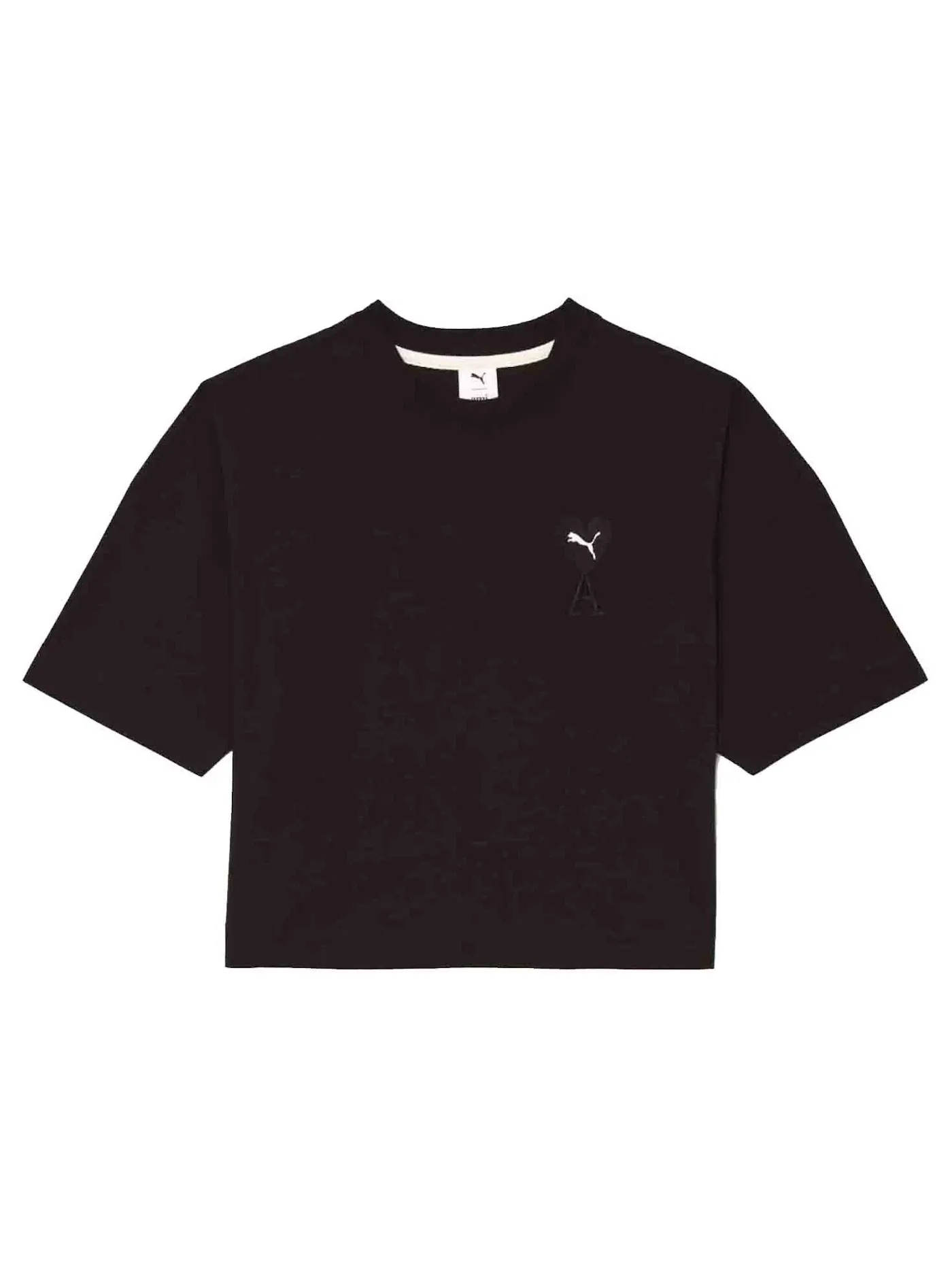 Женская футболка с принтом Puma x Ami W Graphic Tee Puma — изображение 1 из 1, черный
