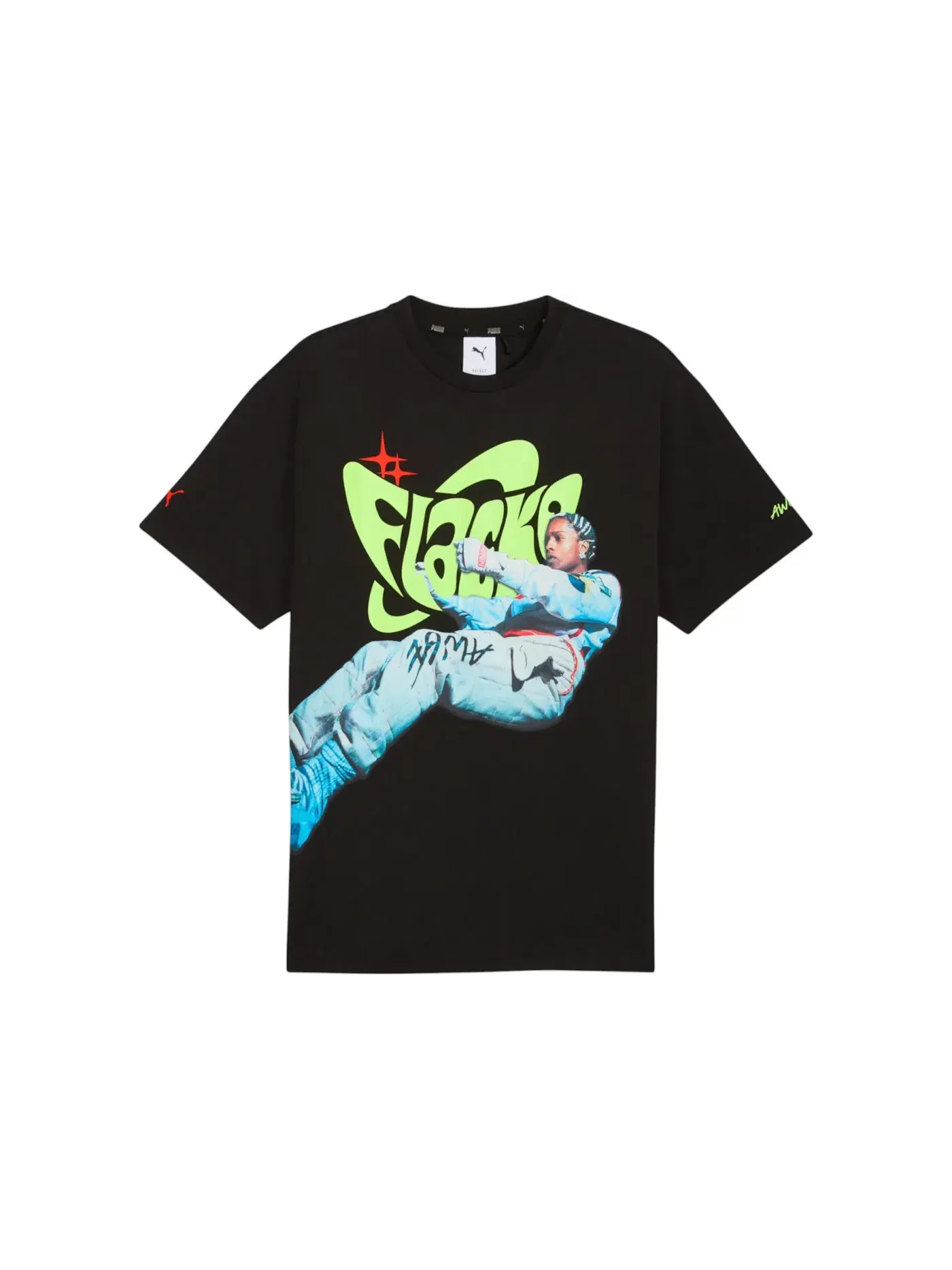 Мужская футболка с принтом Puma x A$AP Rocky Flacko Drive Tee Puma — изображение 1 из 2, черный