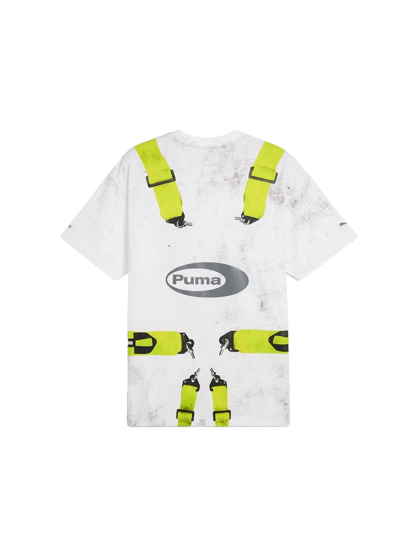 Мужская футболка с принтом Puma x A$AP Rocky Seatbelt Tee Puma — изображение 2 из 2, белый