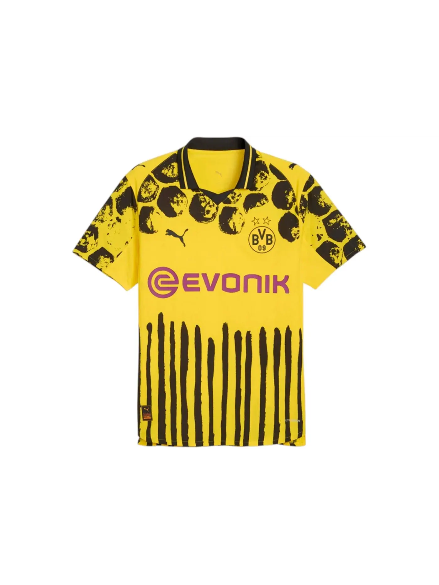 Мужская футбольная джерси с длинным рукавом Jersey Puma — изображение 1 из 2, желтый/черный