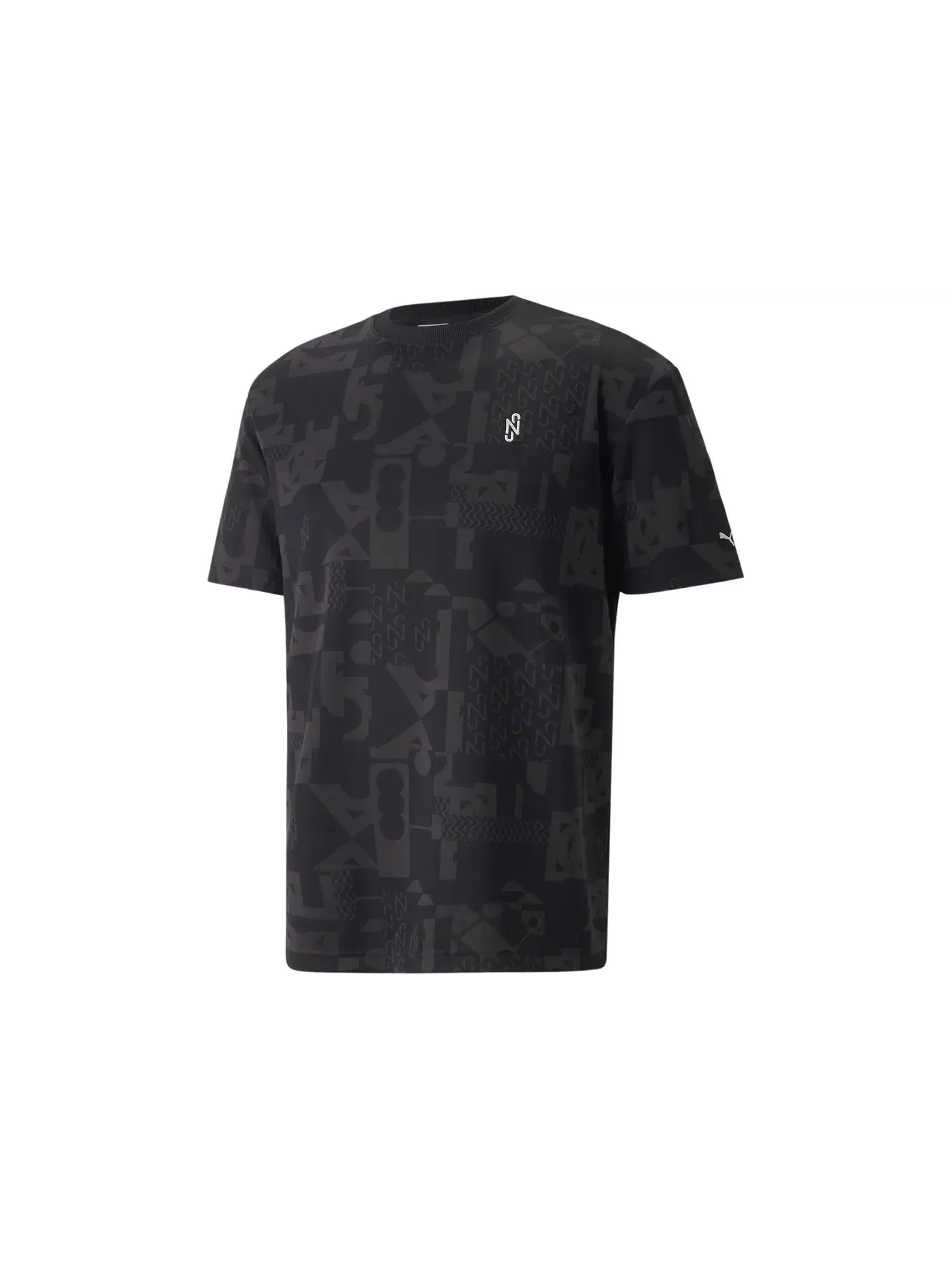 Мужская футболка с принтом Neymar JR Elevated Tee Puma — изображение 1 из 1, черный