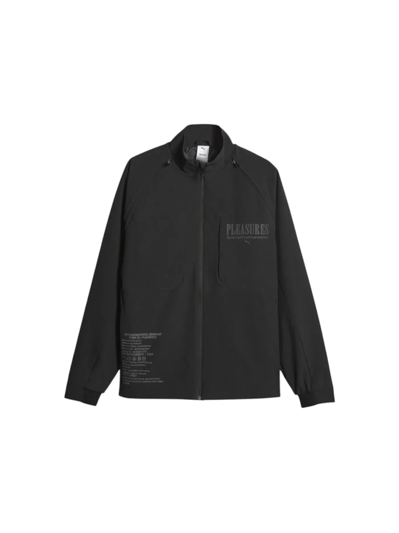 Мужская куртка-бомбер Puma x Pleasures Full Zip Jacket — изображение 1 из 1, черный