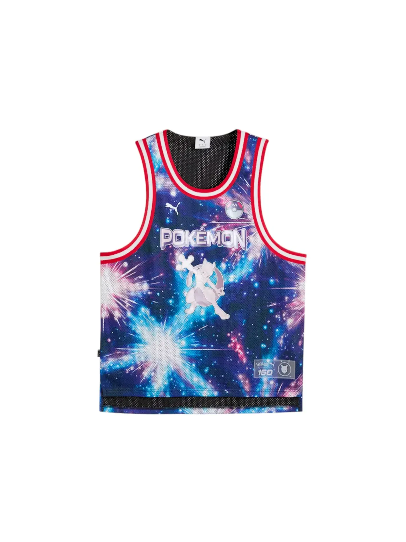 Мужская баскетбольная джерси с принтом Puma x Pokemon Jersey Puma Puma Black/AOP — изображение 1 из 2