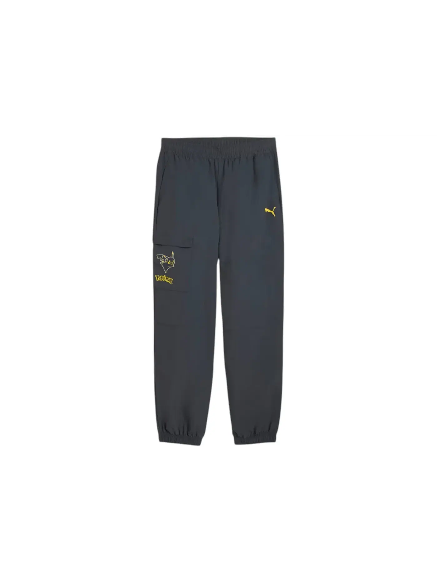 Детские штаны карго свободного кроя Puma x Pokemon Pants — изображение 1 из 2, серый