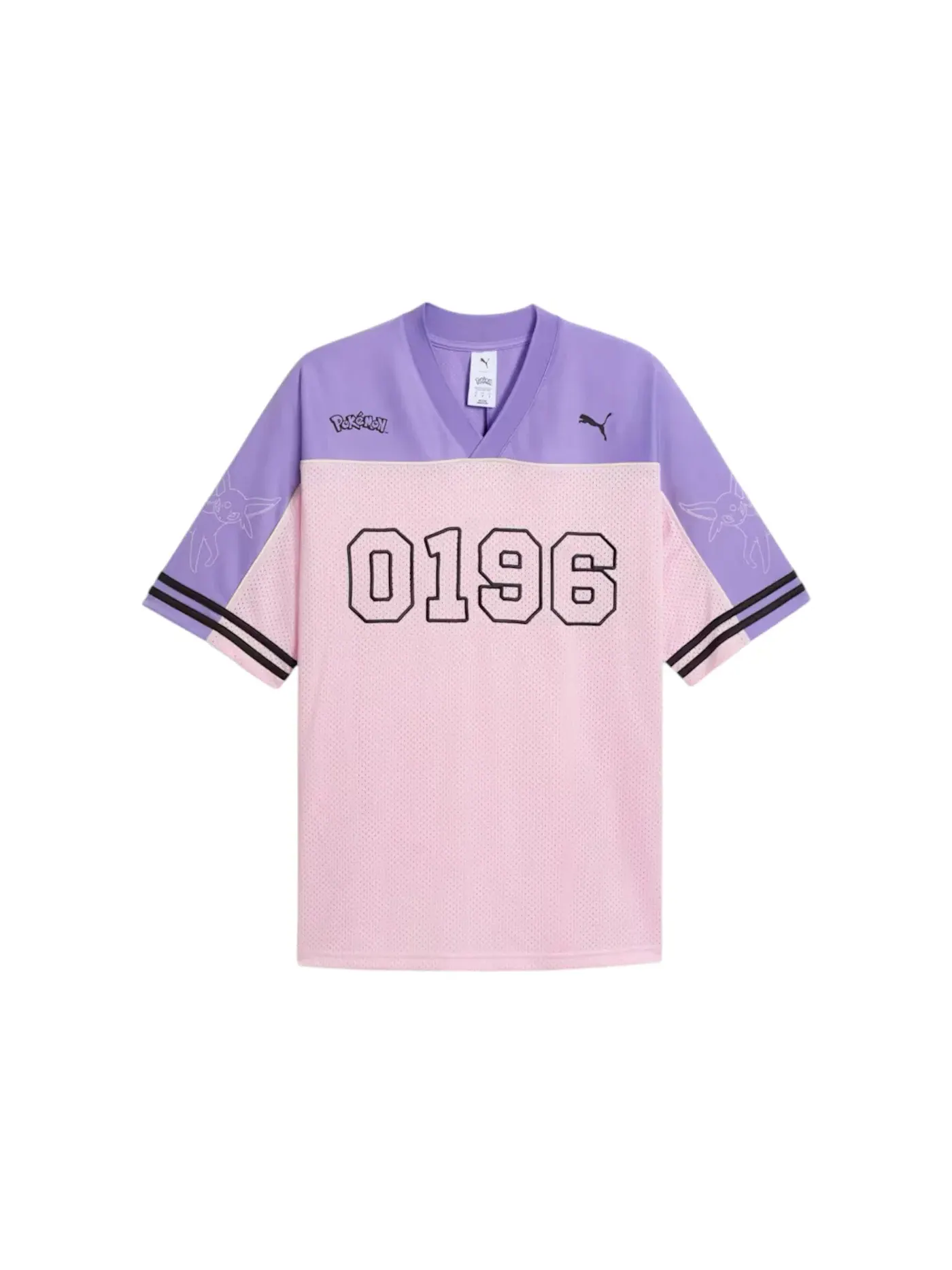 Мужская футболка с принтом Puma x Pokemon Oversized Jersey Pearl Pink — изображение 1 из 2, розовый