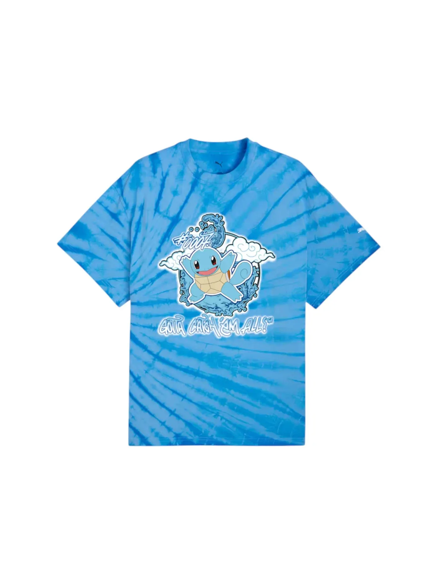 Мужская футболка оверсайз Puma Pokemon Tee — изображение 1 из 2, светлый синий