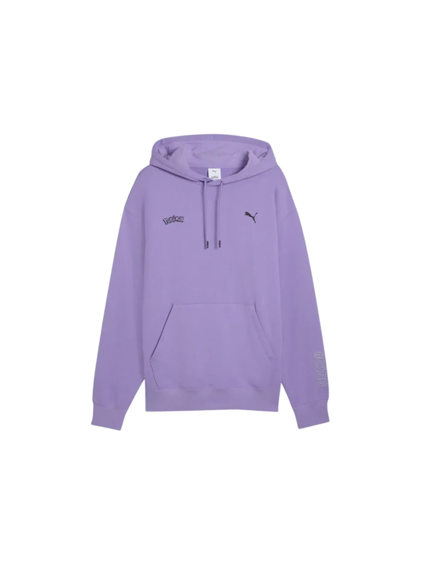 Мужской свитшот с принтом Puma x Pokemon Relaxed Graphic Hoodie Puma, Lavender Alert — изображение 1 из 2