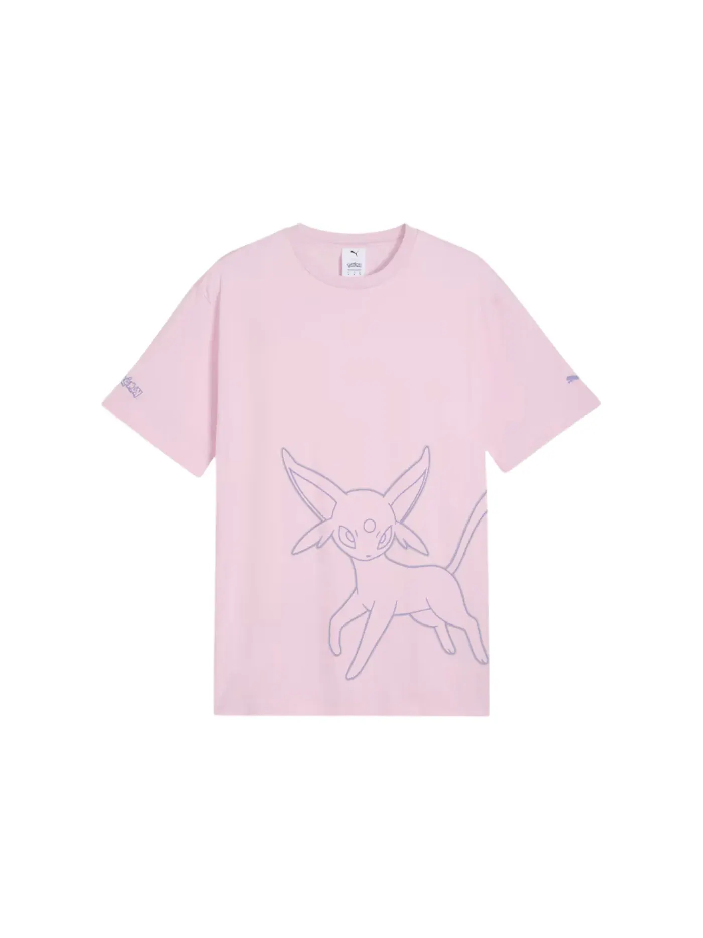 Мужская футболка с принтом Puma x Pokemon Relaxed Graphic Tee Puma — изображение 1 из 2, розовый