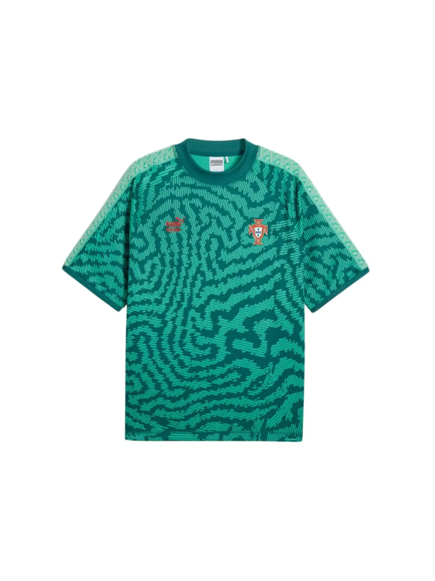 Мужская джерси с принтом Jersey Puma — изображение 1 из 2, зеленый