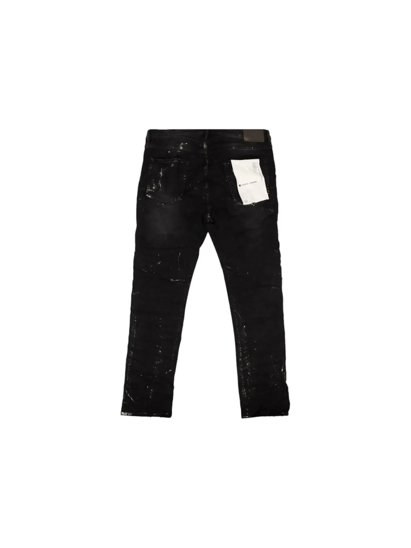 Мужские джинсы с металлическим отливом Purple Brand Jeans — изображение 2 из 3, металлик серебристый