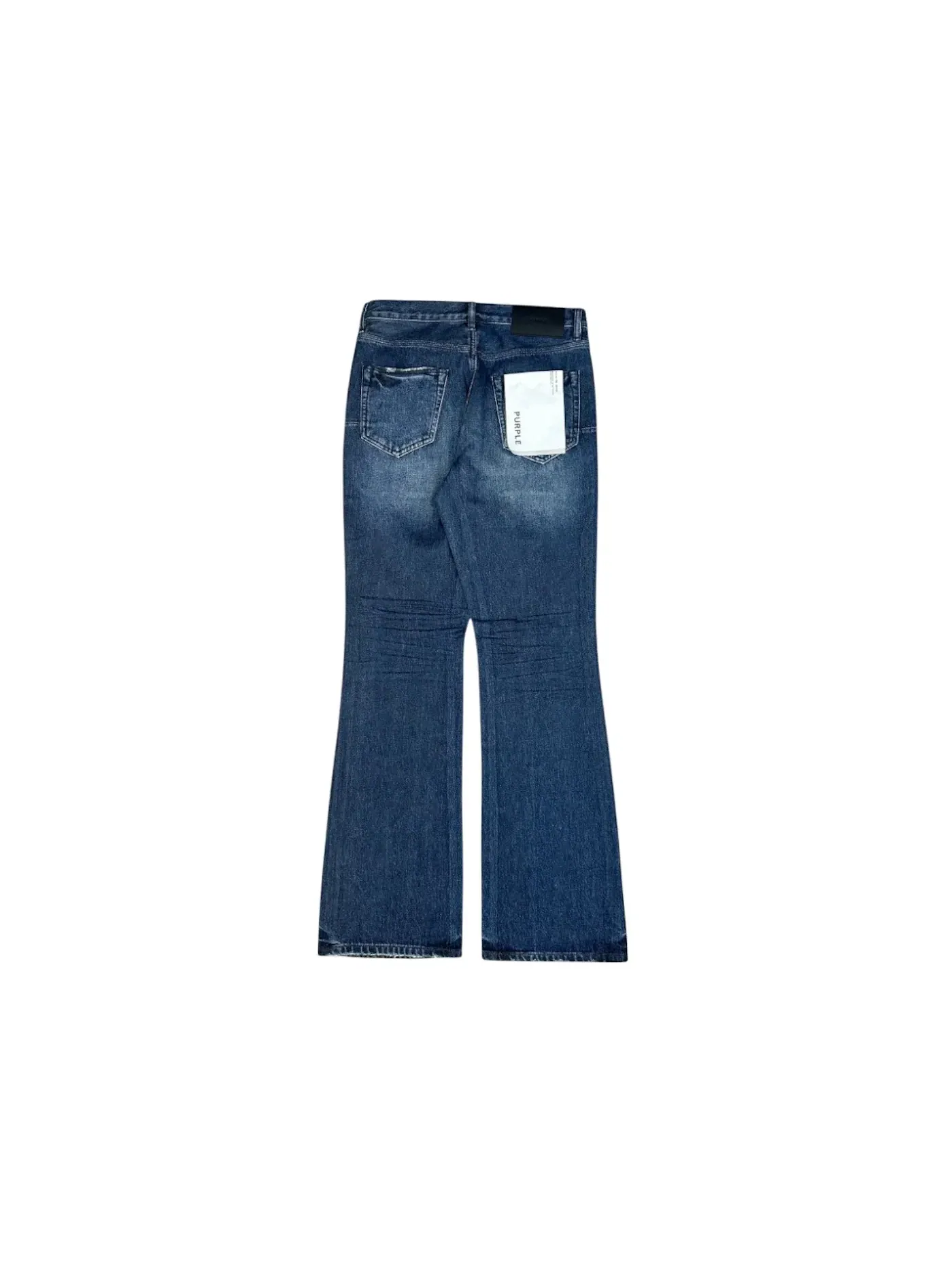 Мужские джинсы с эффектом поношенности Purple Brand Jean — изображение 2 из 2, темный индиго