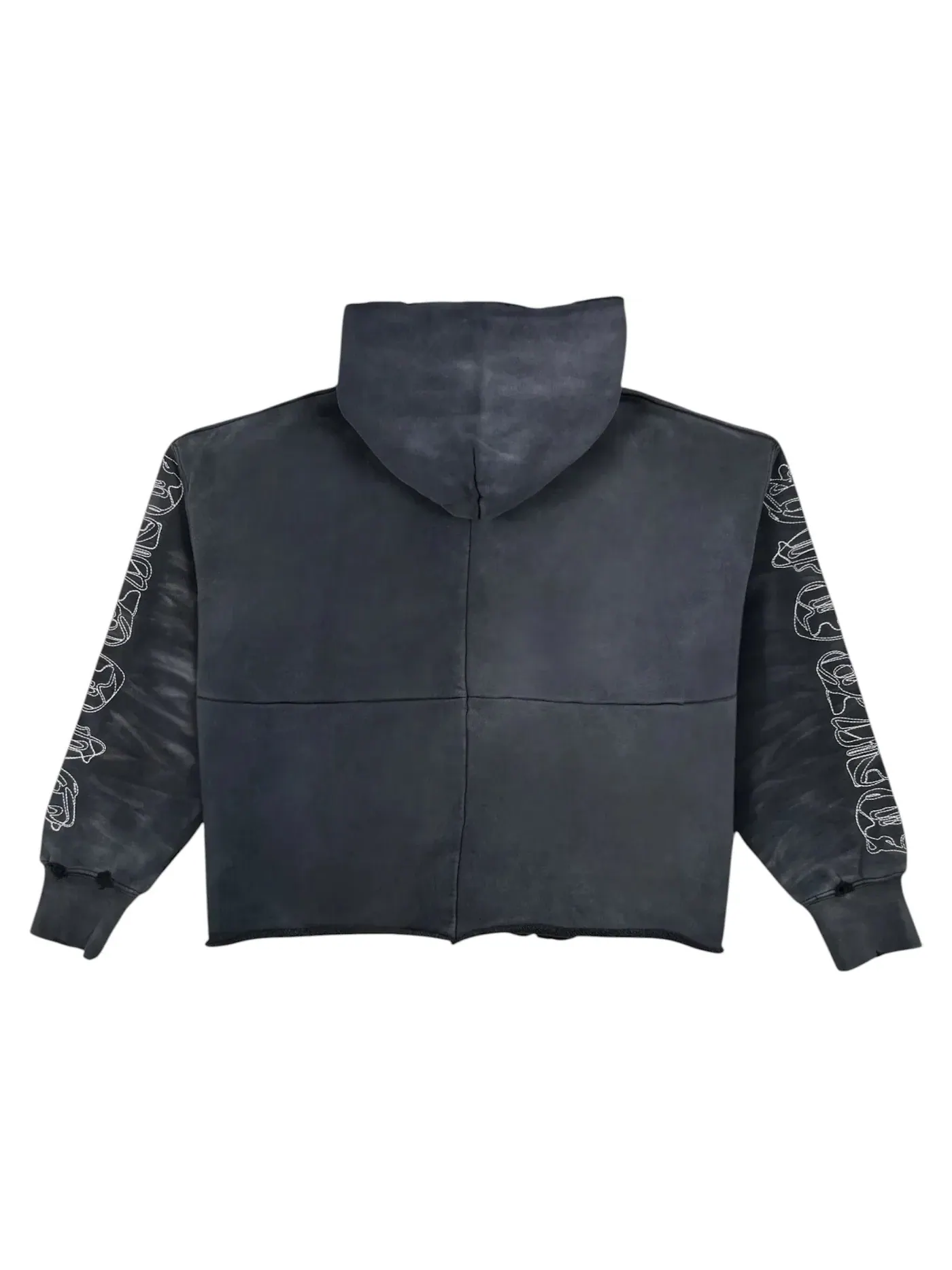 Мужской худи Heavyweight Fleece Purple Brand — изображение 2 из 3, черный