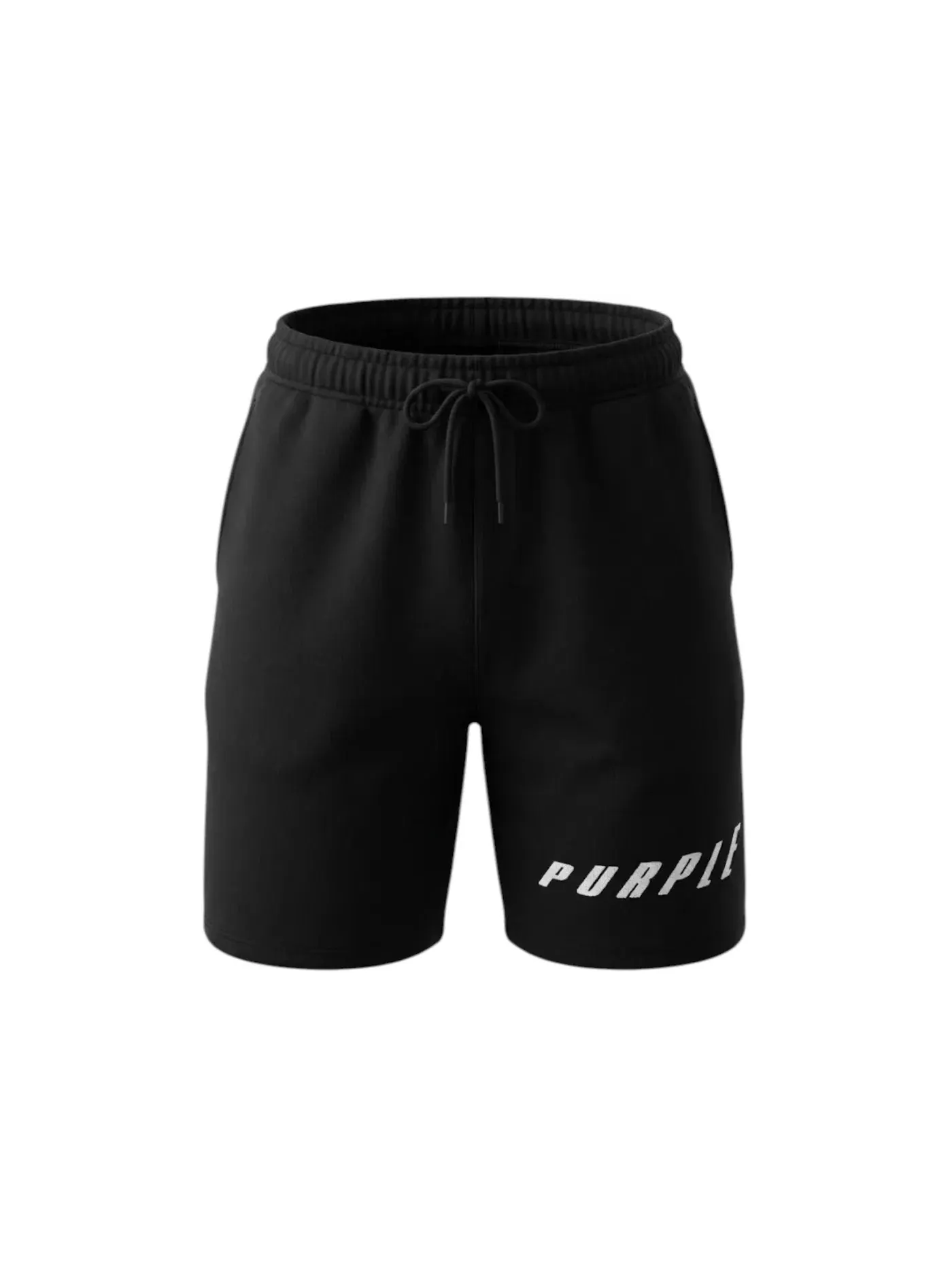 Мужские шорты из флиса средней плотности Purple Brand Short — изображение 1 из 2, черный