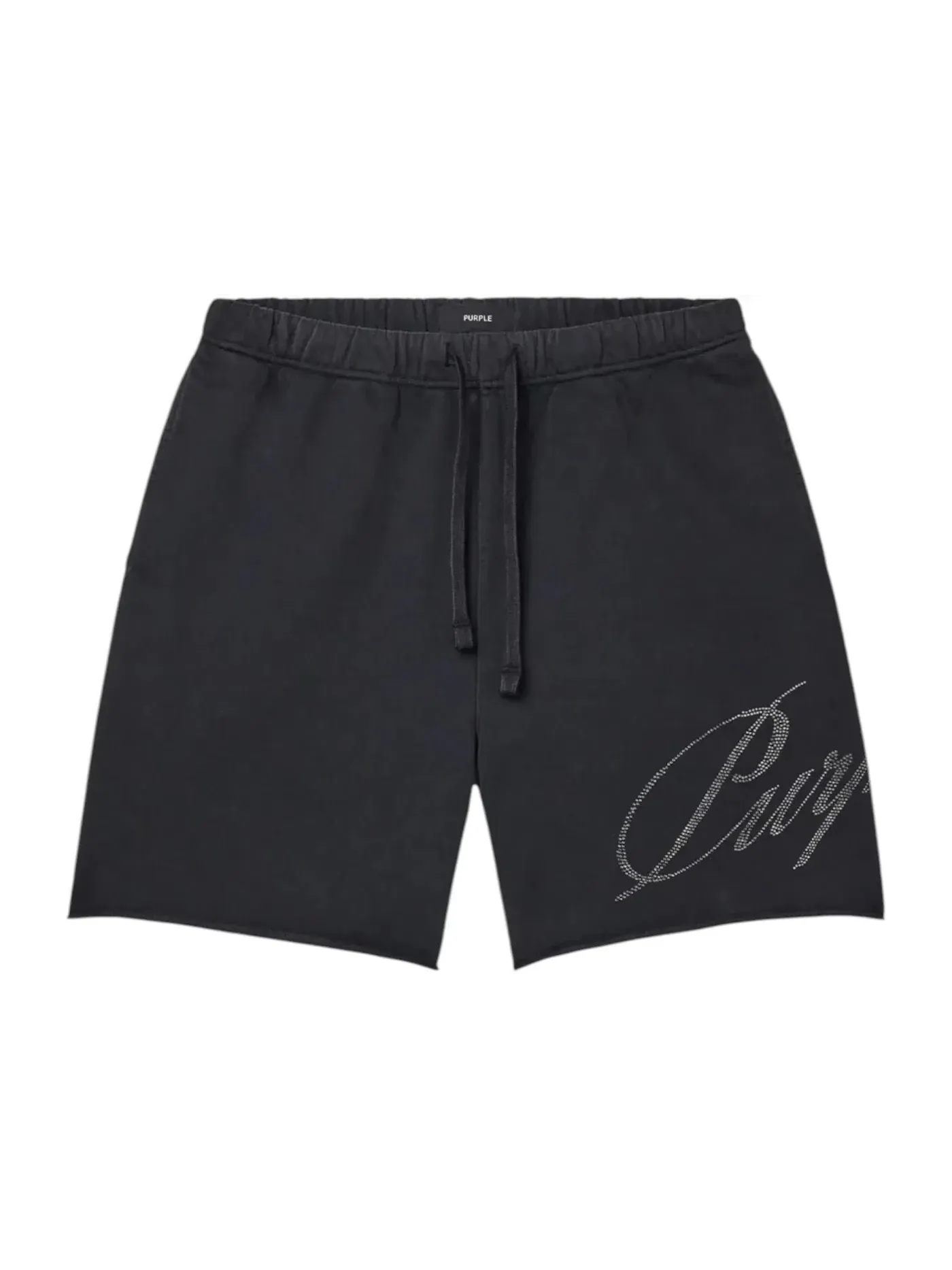 Мужские шорты из флиса средней плотности Purple Brand Shorts — изображение 1 из 1, черный