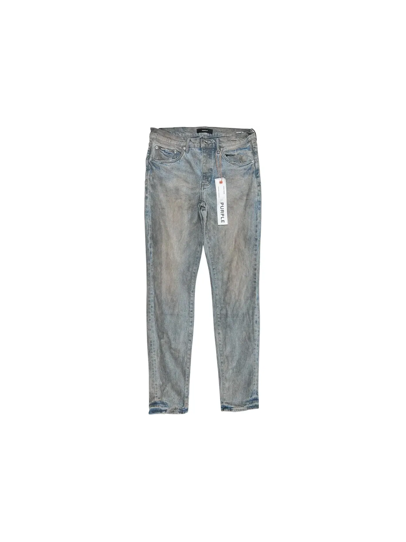 Мужские джинсы скинни Purple Brand Jeans — изображение 1 из 2, синий
