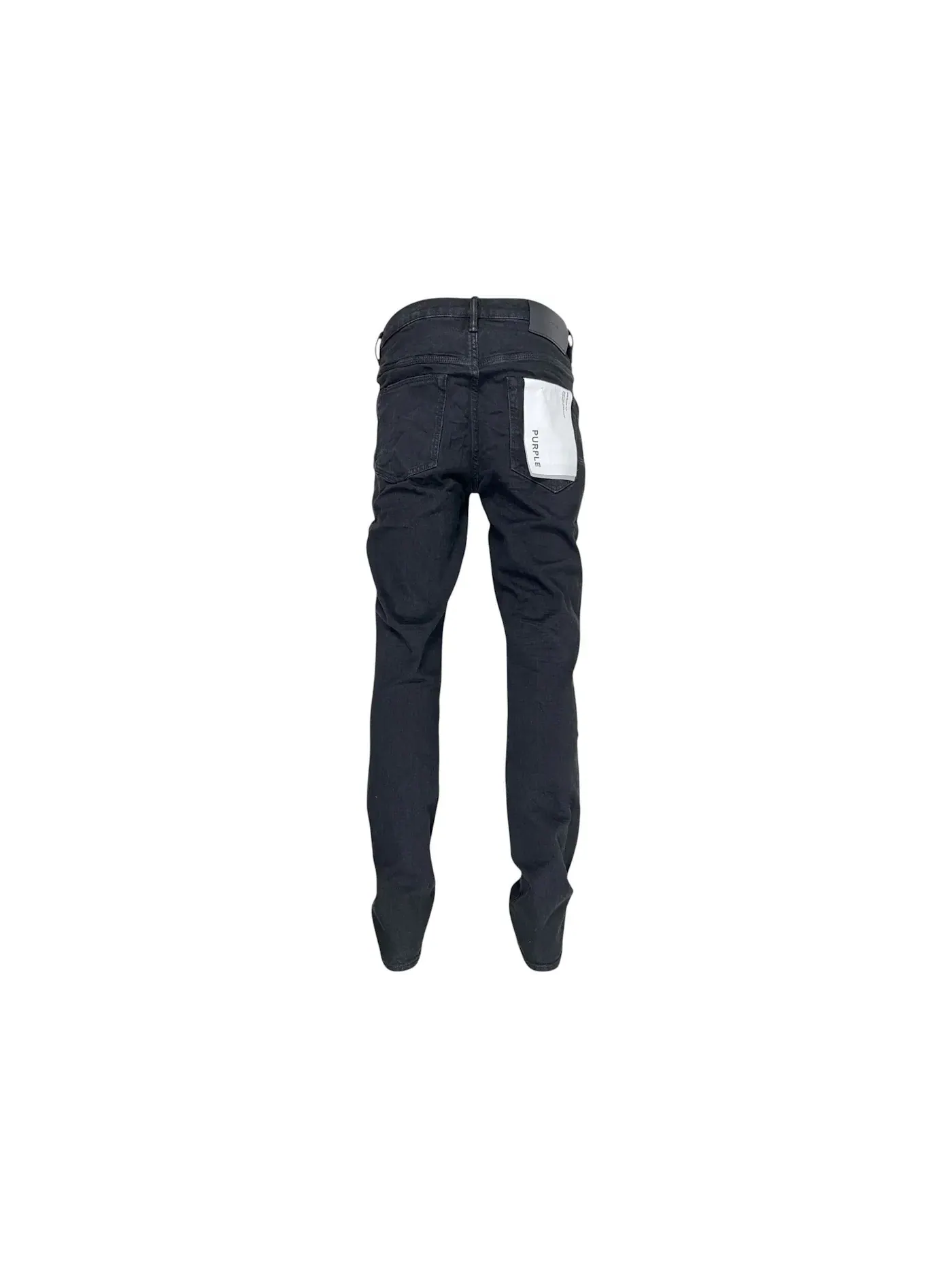 Мужские джинсы с разрезом на колене Slim P002 Ndbr825 Purple Brand — изображение 2 из 2, черный