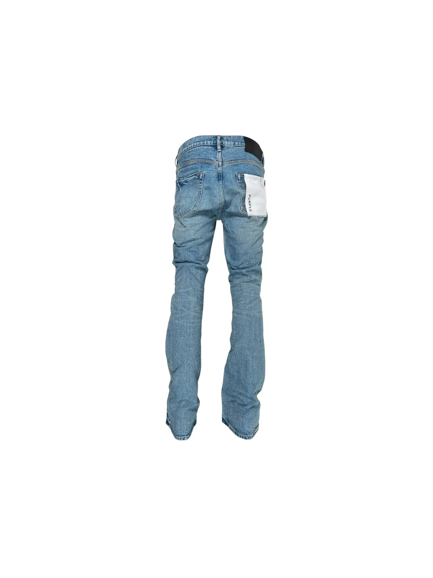 Мужские джинсы клеш с потертостями Jean Purple Brand — изображение 2 из 2, синий