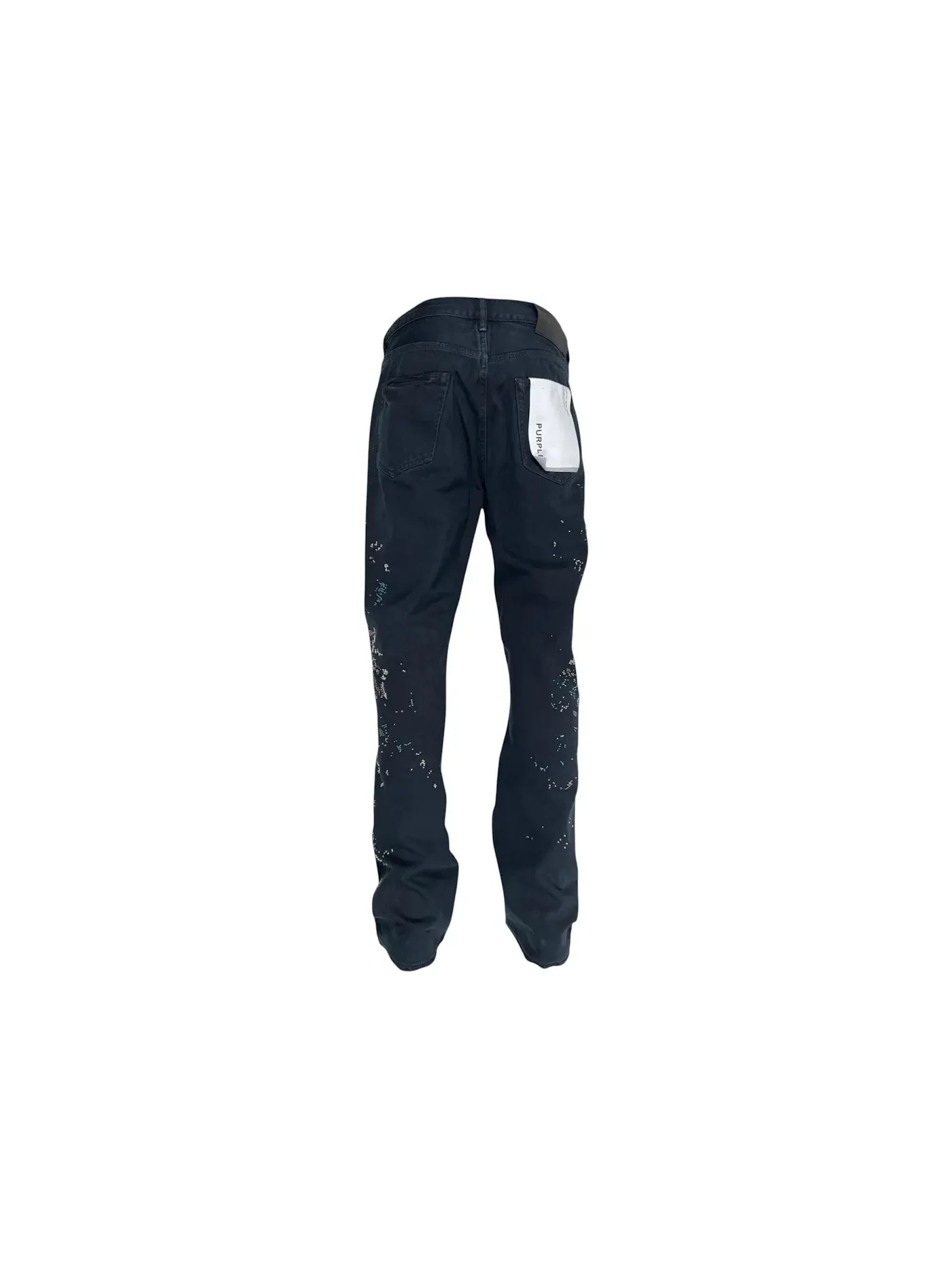 Мужские джинсы с принтом Jeans Purple Brand — изображение 2 из 2, черный