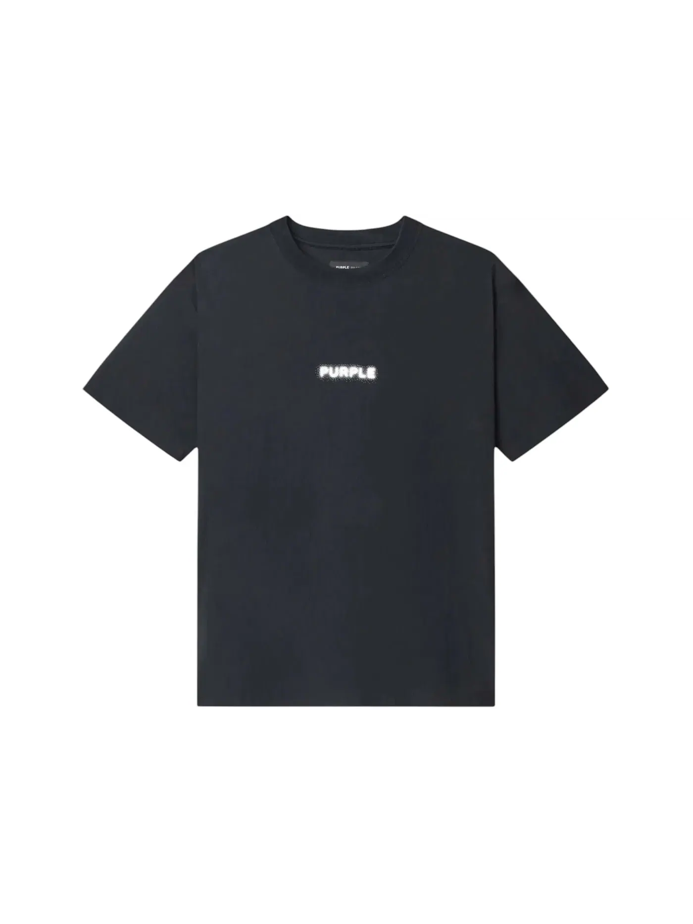 Мужская футболка с текстурным трикотажем Purple Brand Tee — изображение 1 из 1, черный
