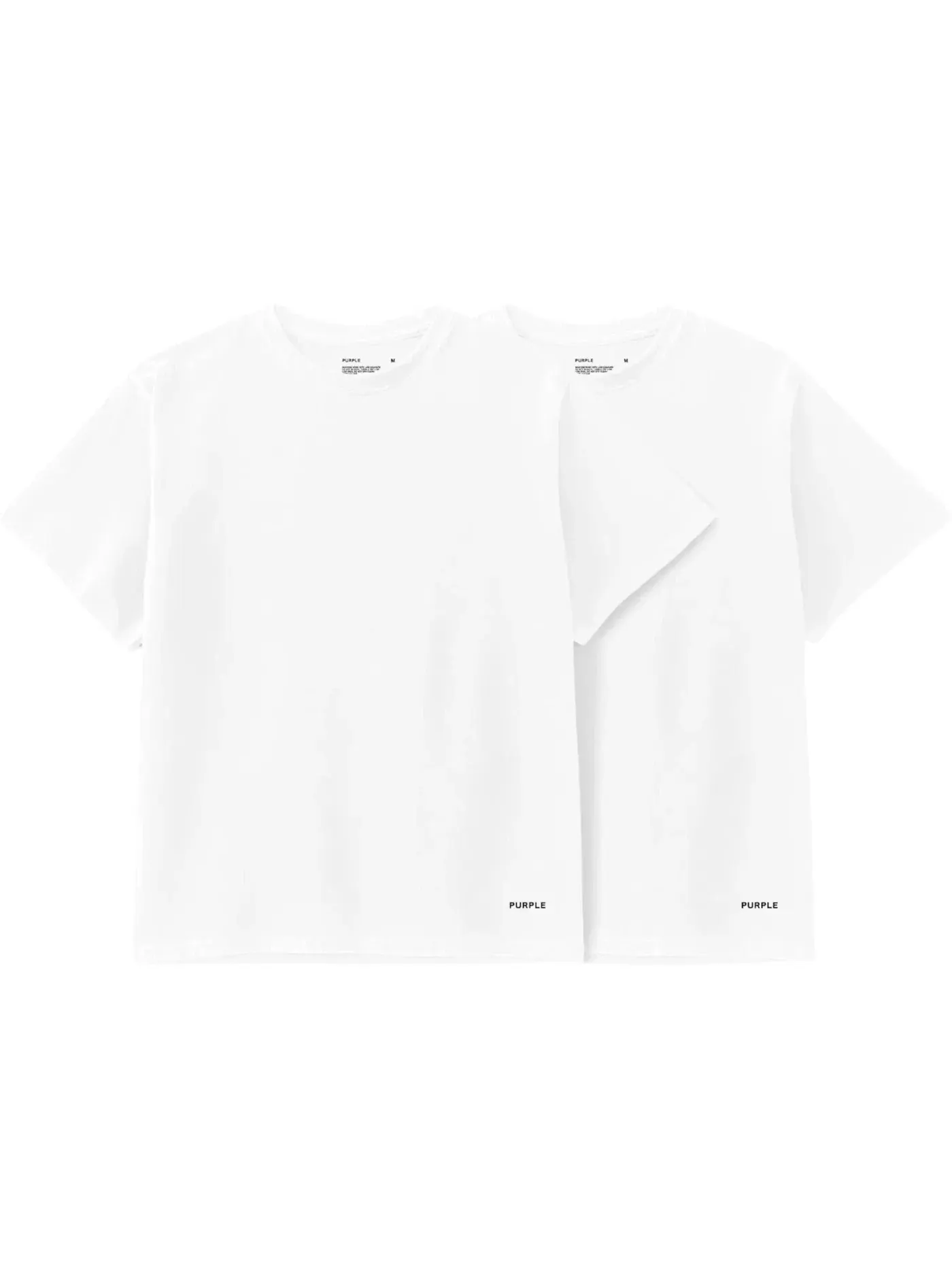 Мужская футболка с коротким рукавом набор из 2 штук Tee Purple Brand — изображение 1 из 1, белый