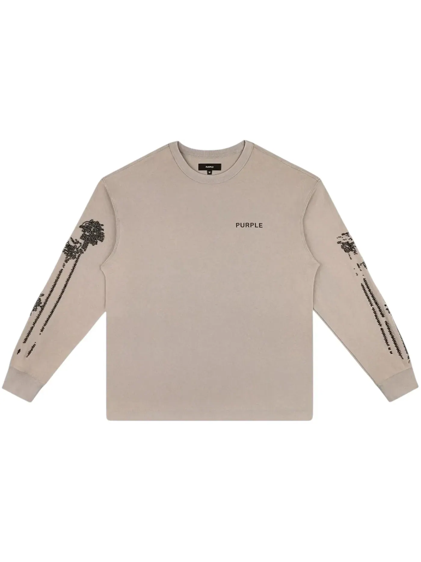Мужская футболка с длинным рукавом Tee Purple Brand — изображение 1 из 1, серый