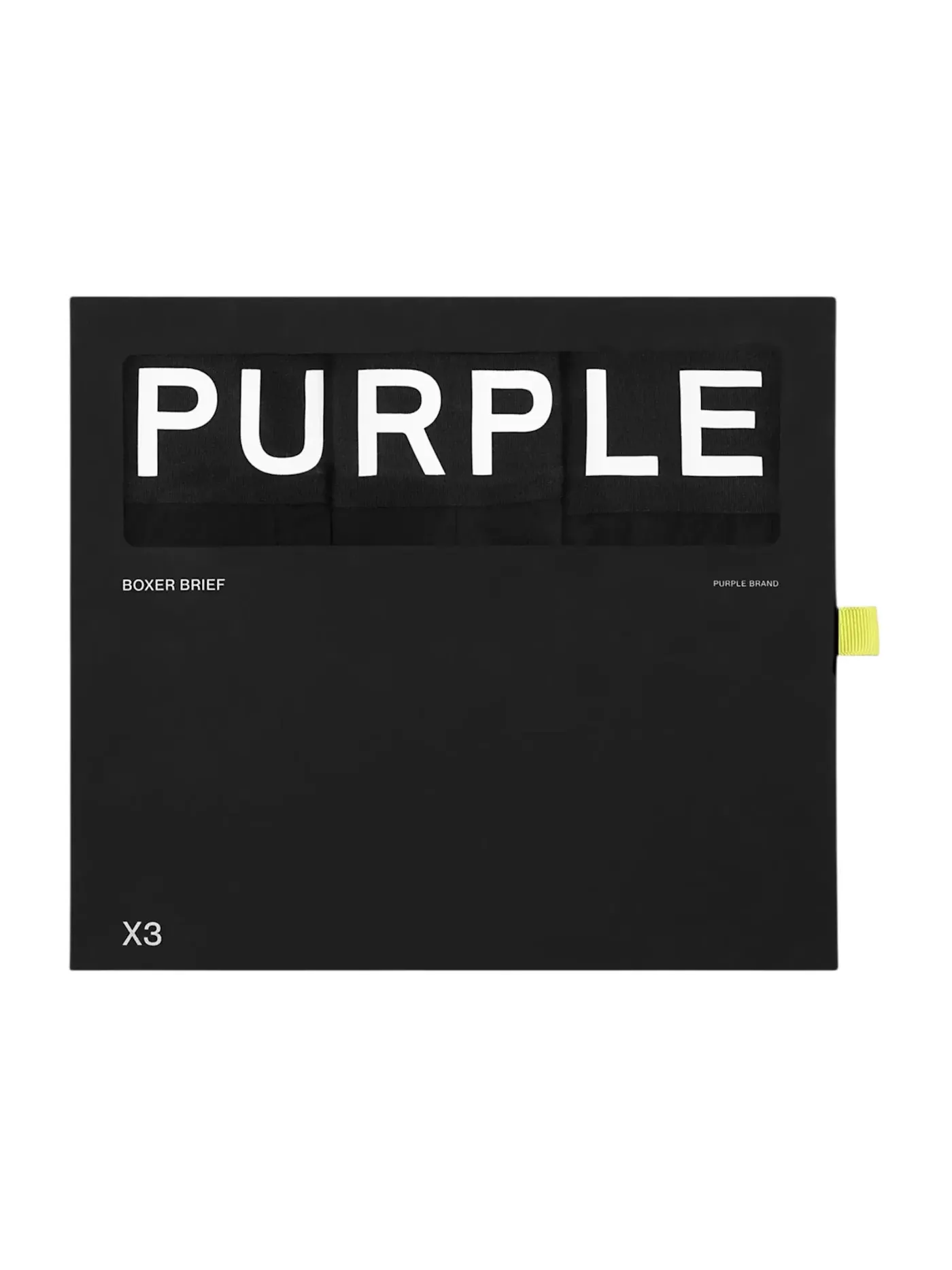 Мужские боксеры 3 шт Purple Brand — изображение 2 из 2, черный