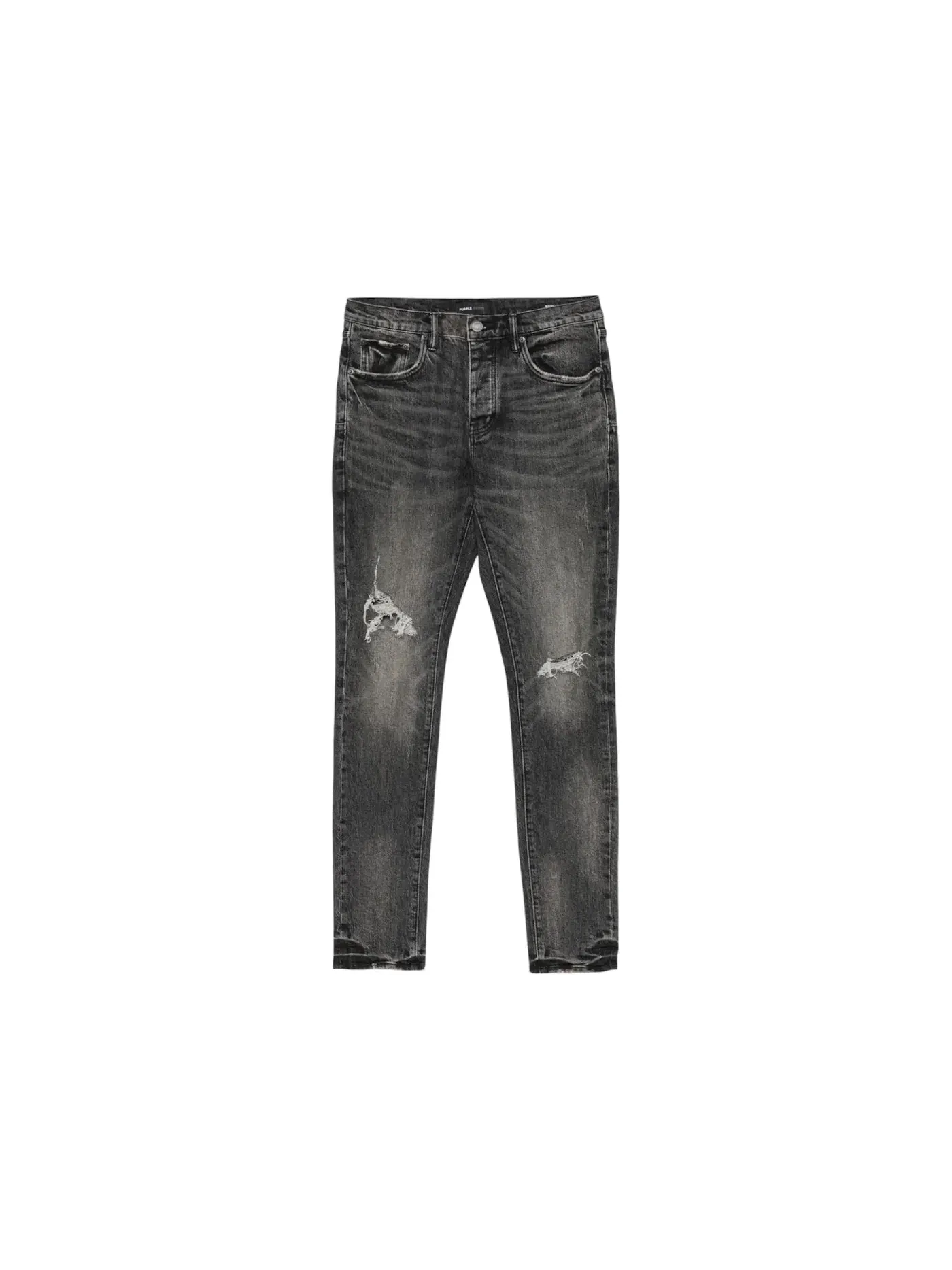 Мужские джинсы скинни Purple Brand Jean — изображение 1 из 1, черный