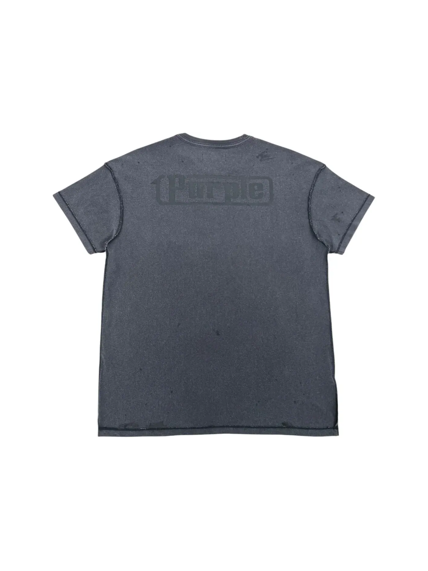 Мужская футболка с принтом Purple Brand Tee — изображение 2 из 3, черный