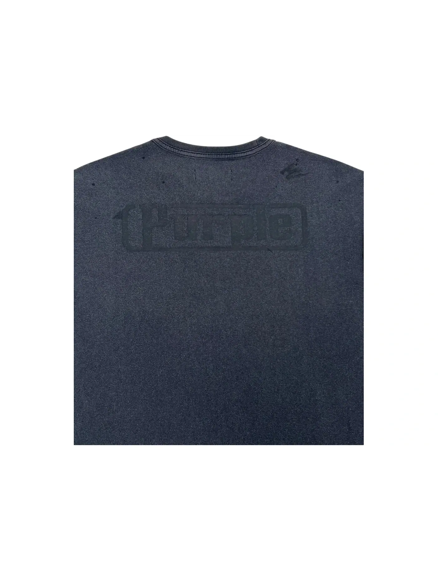 Мужская футболка с принтом Purple Brand Tee — изображение 3 из 3, черный