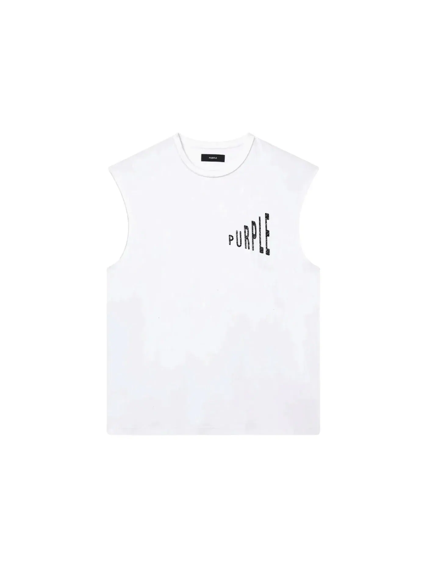Мужская футболка без рукавов Purple Brand T-shirt — изображение 1 из 1, белый