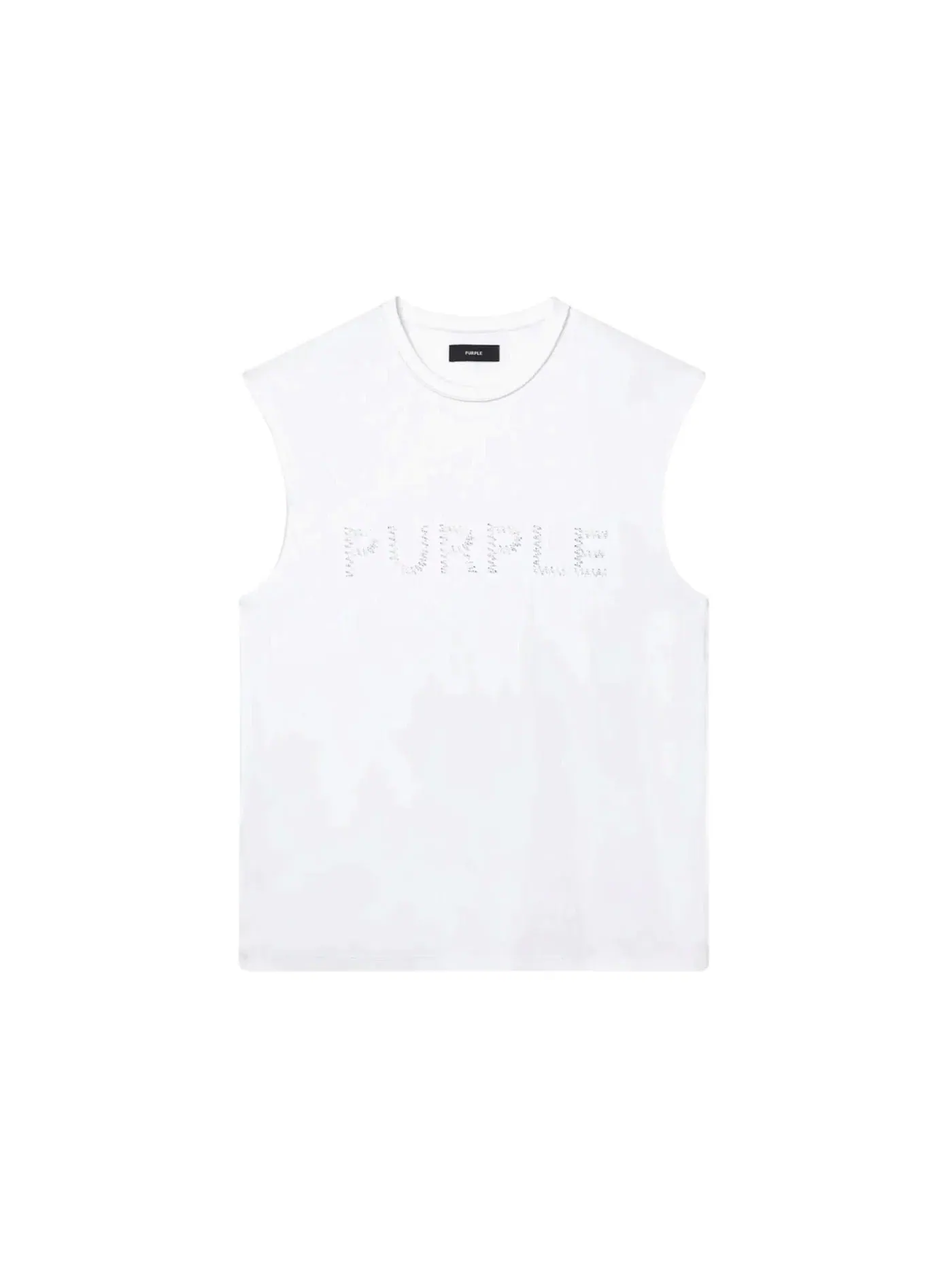 Мужская футболка без рукавов Purple Brand Tee — изображение 1 из 1, белый