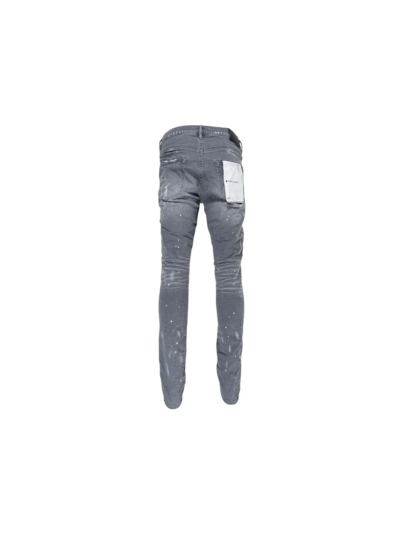 Мужские джинсы с разрезом на колене Grey Purple Brand — изображение 2 из 2, светлый индиго