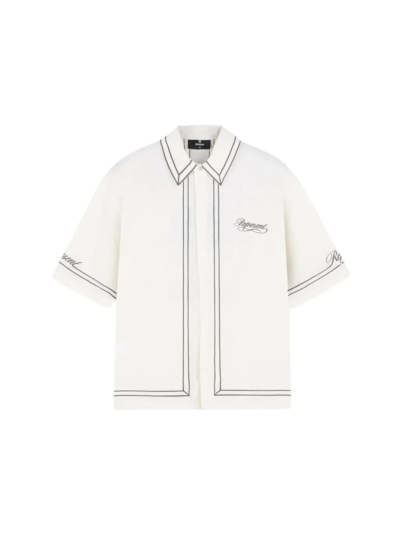 Мужская рубашка с принтом Border Shirt Represent