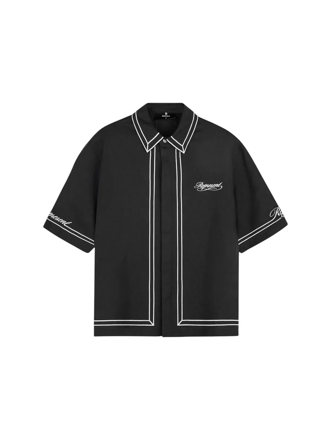Мужская рубашка с принтом Border Shirt Represent