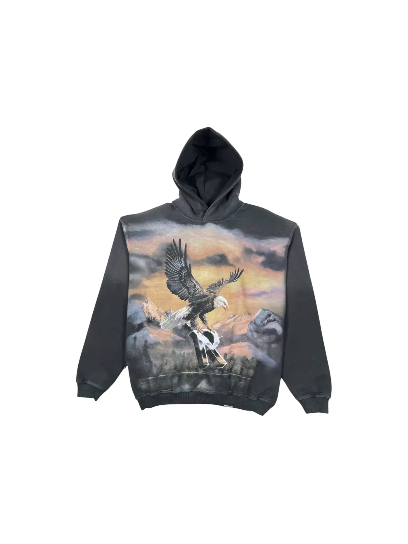 Мужская худи Chrome Flight Hoodie Represent — изображение 1 из 2, черный