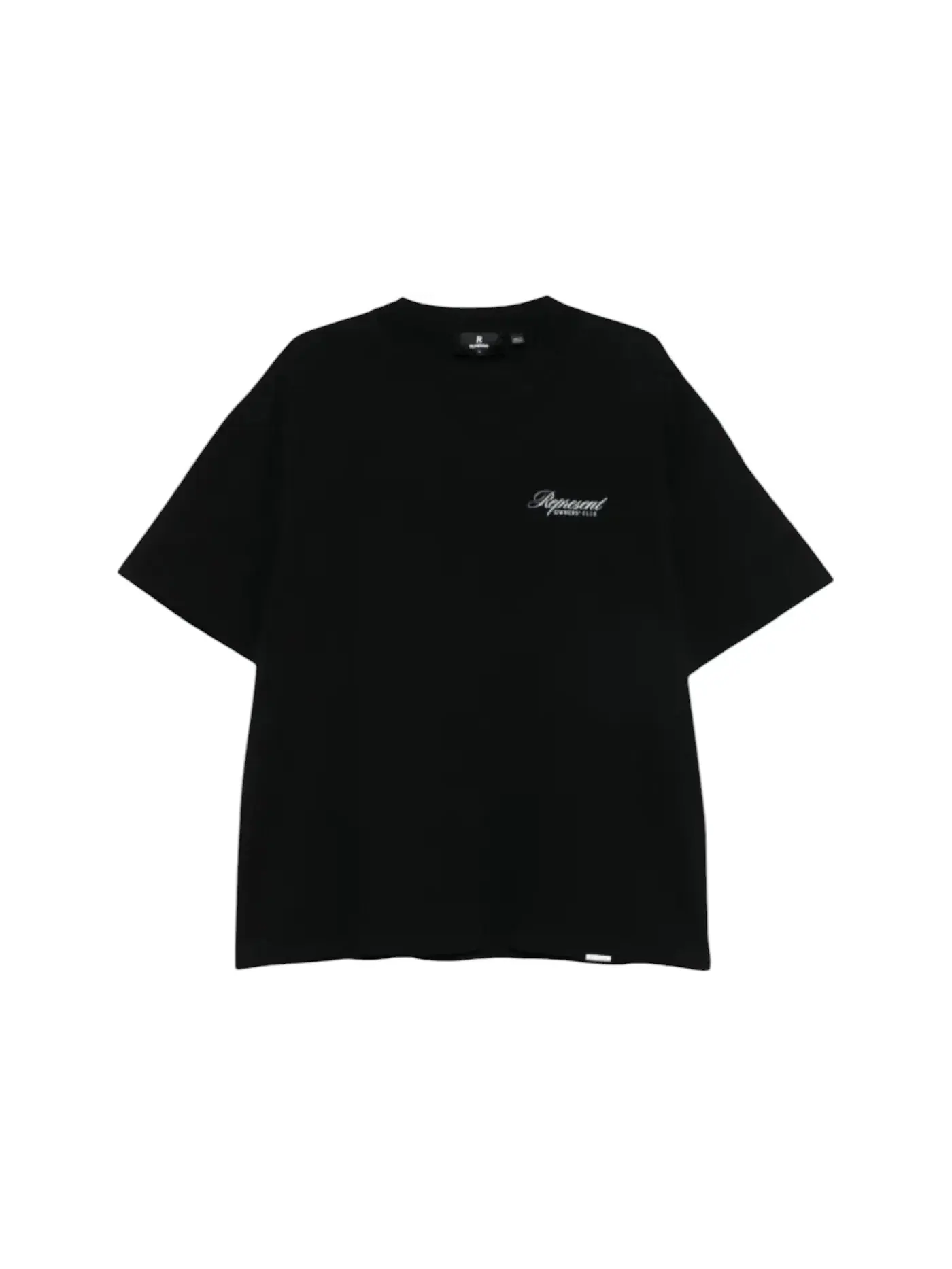 Мужская футболка с принтом Represent Club Script T-shirt — изображение 1 из 1, черный