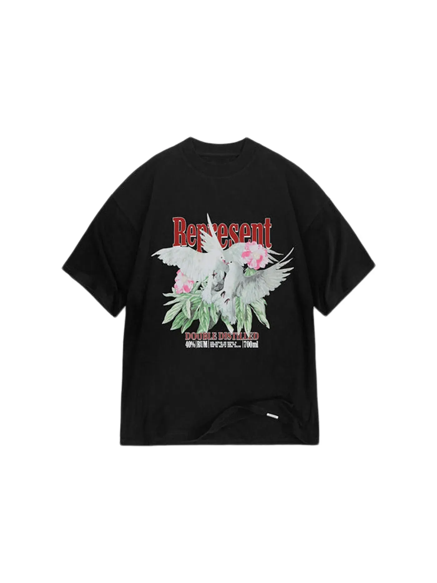 Футболка с принтом T-shirt Represent — изображение 1 из 1, черный