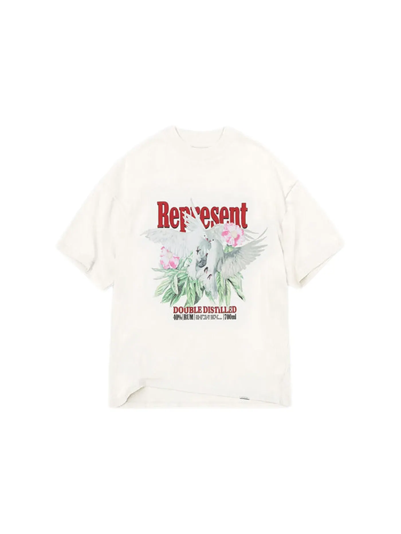 Женская футболка с принтом Represent T-shirt Flat White
