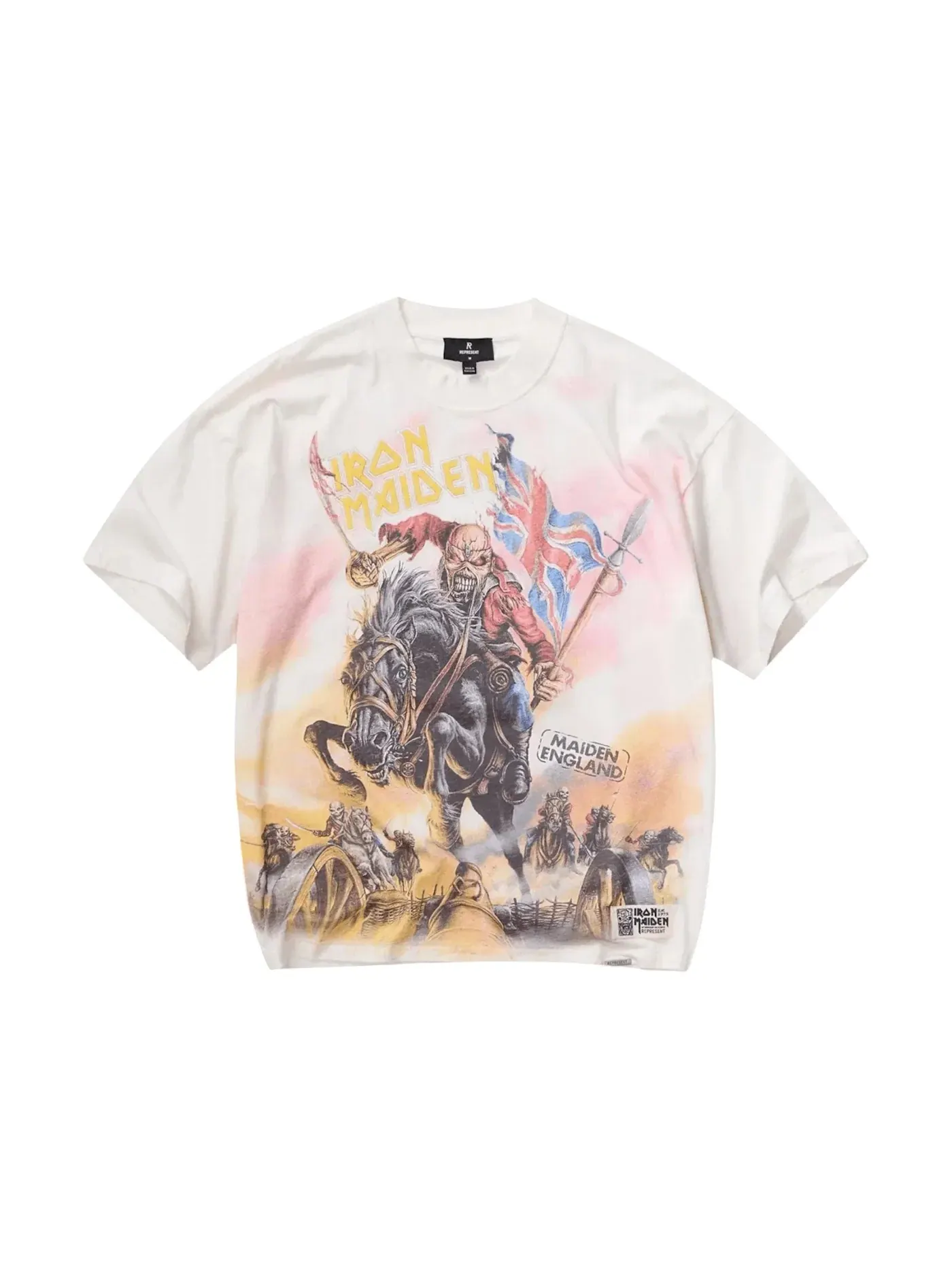 Мужская футболка с принтом Iron Maiden Steed Represent