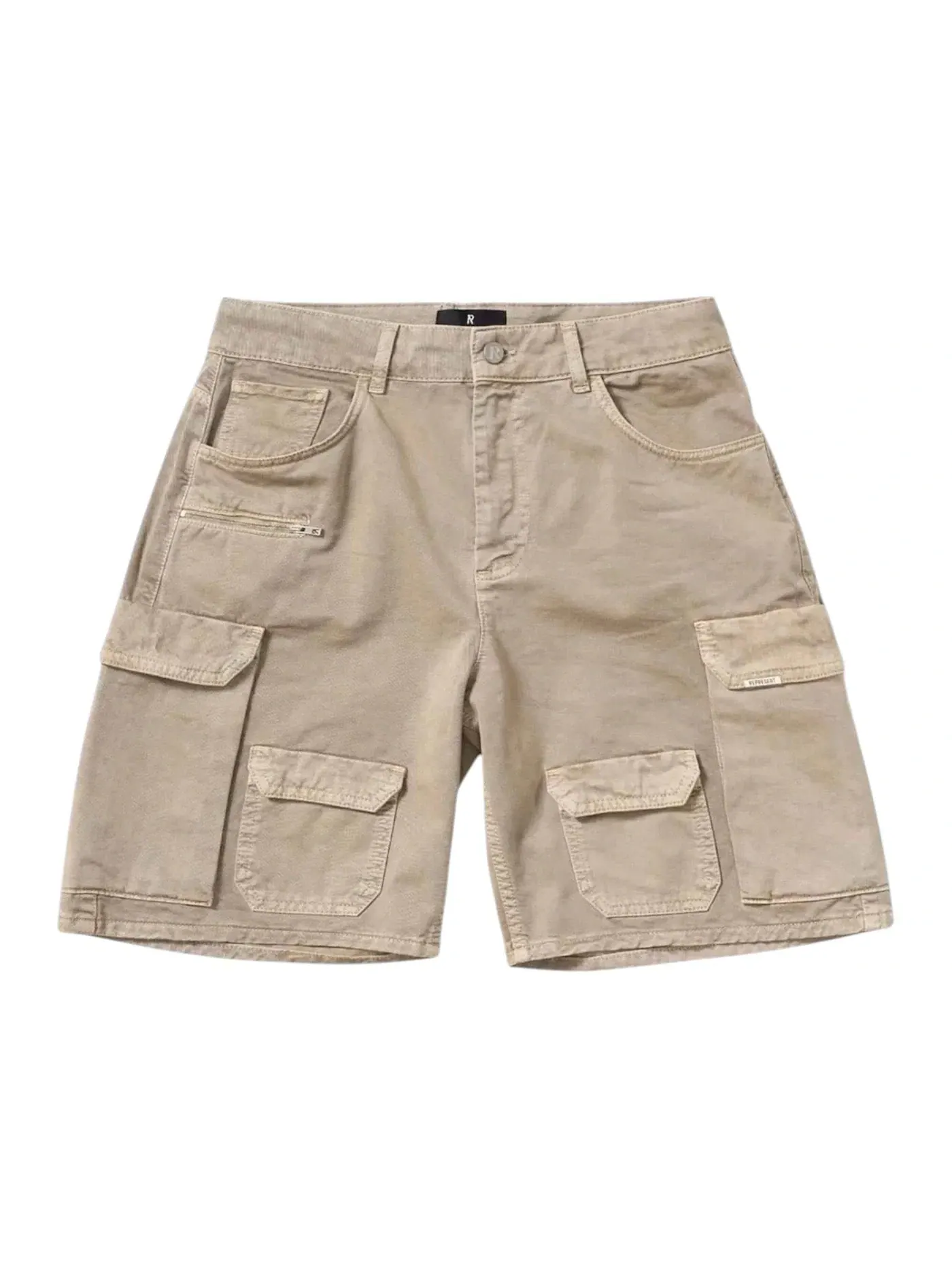 Мужские шорты с принтом Loaded Cargo Short Represent — изображение 1 из 1, бежевый
