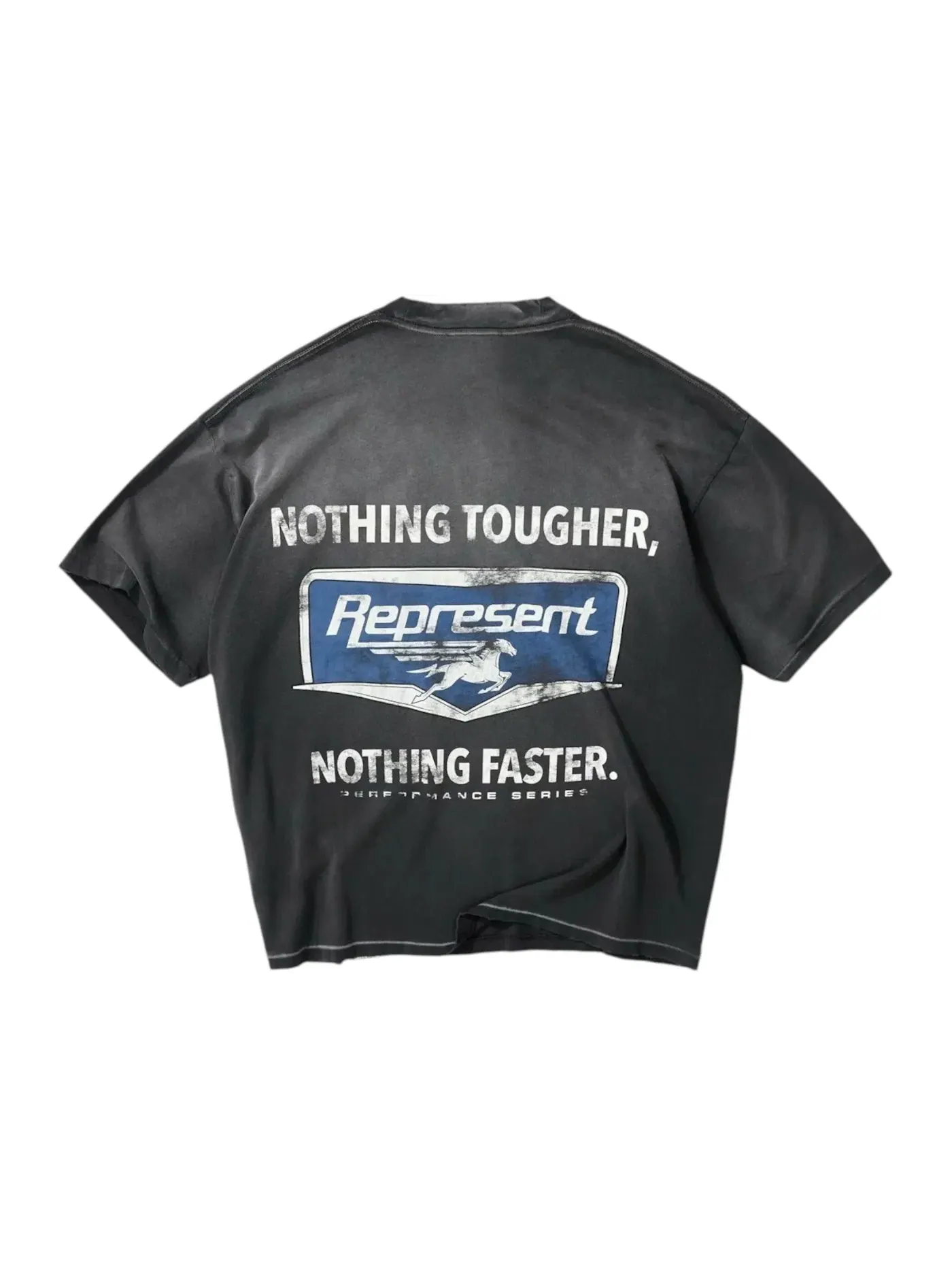 Мужская футболка с принтом Nothing Faster Represent
