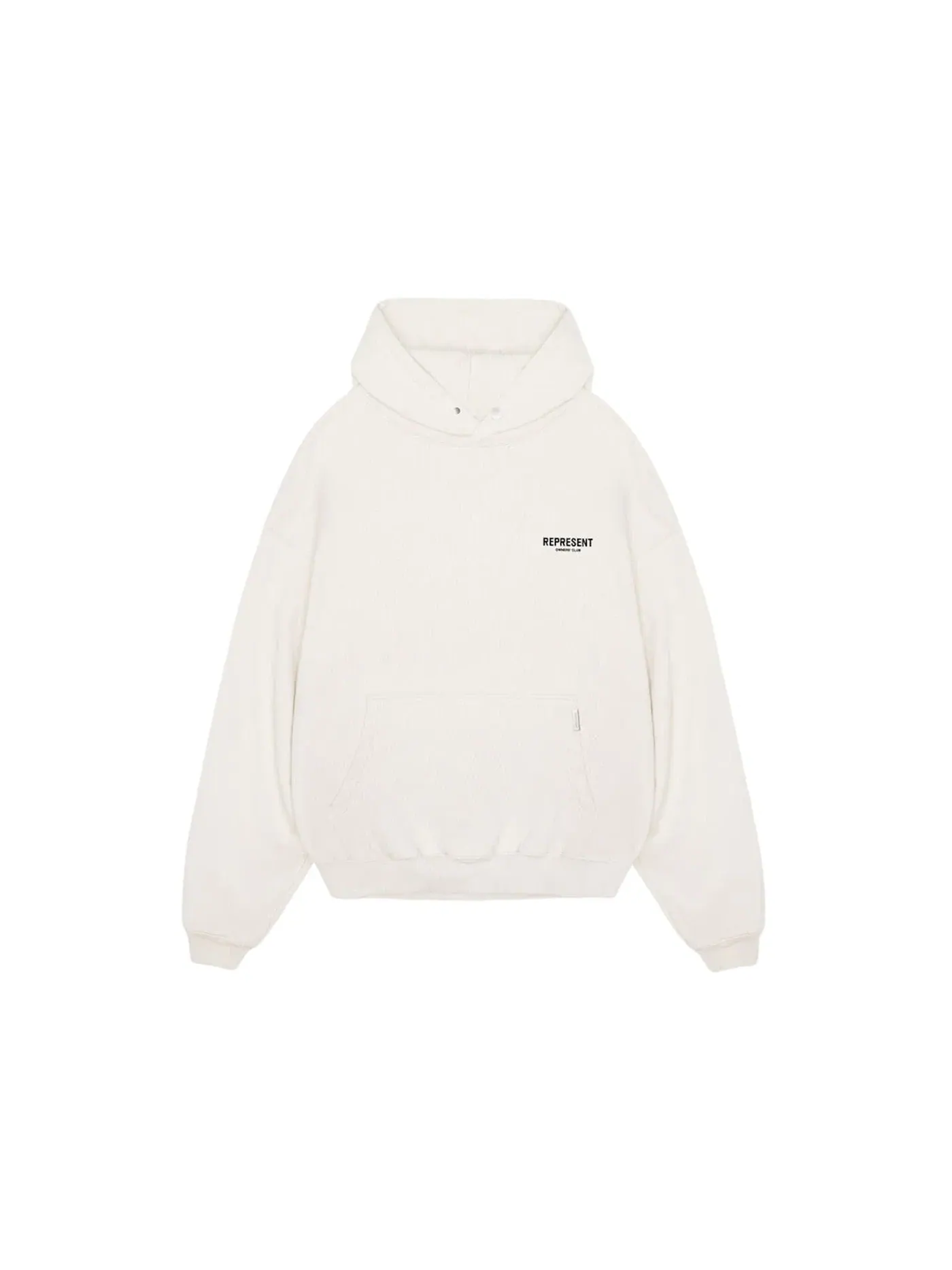 Мужская худи с капюшоном Owner's Club Hoodie Represent — изображение 1 из 2, белый/черный