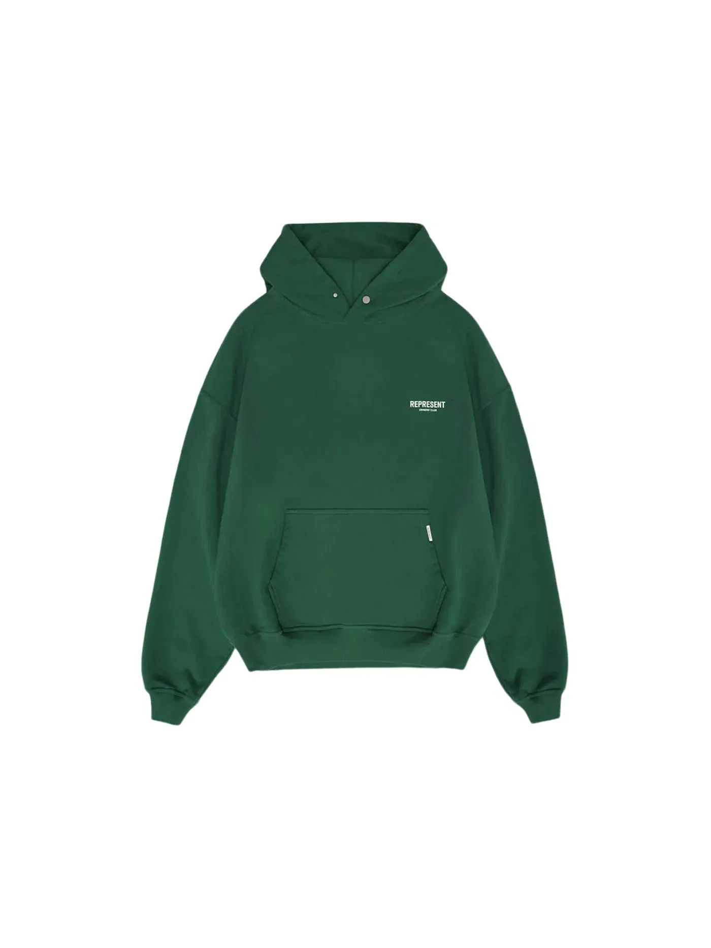 Мужская худи Owner's Club Represent — изображение 1 из 2, зеленый/белый