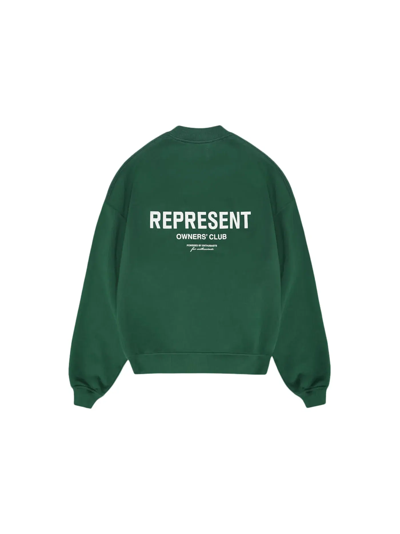 Мужской свитер с принтом Sweater Represent — изображение 2 из 2, зеленый/белый