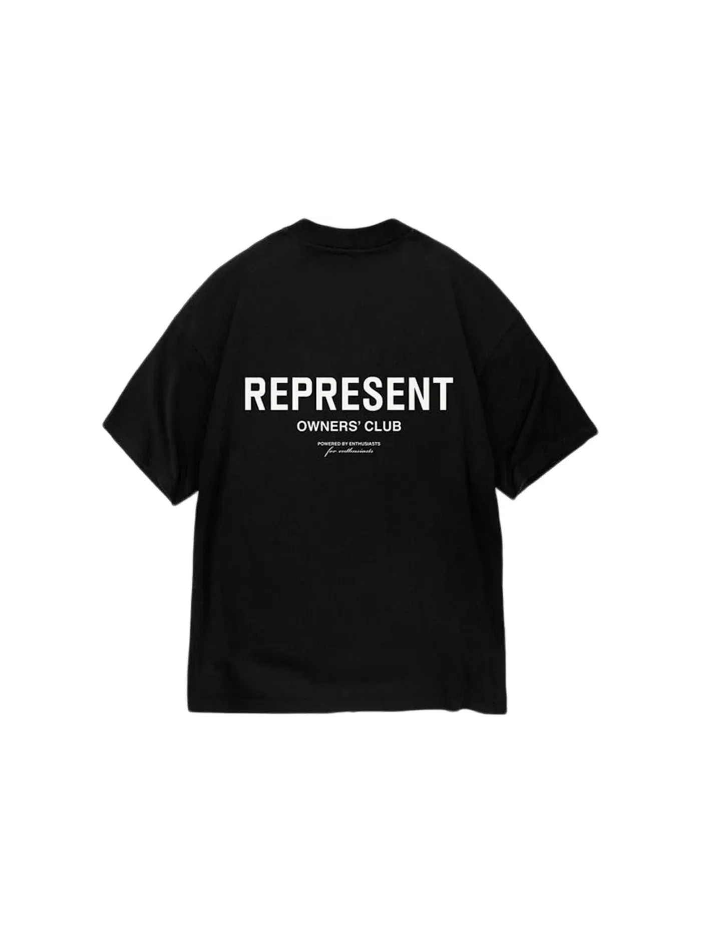 Мужская футболка с принтом Owner's Club T-Shirt Represent — изображение 2 из 2, черный