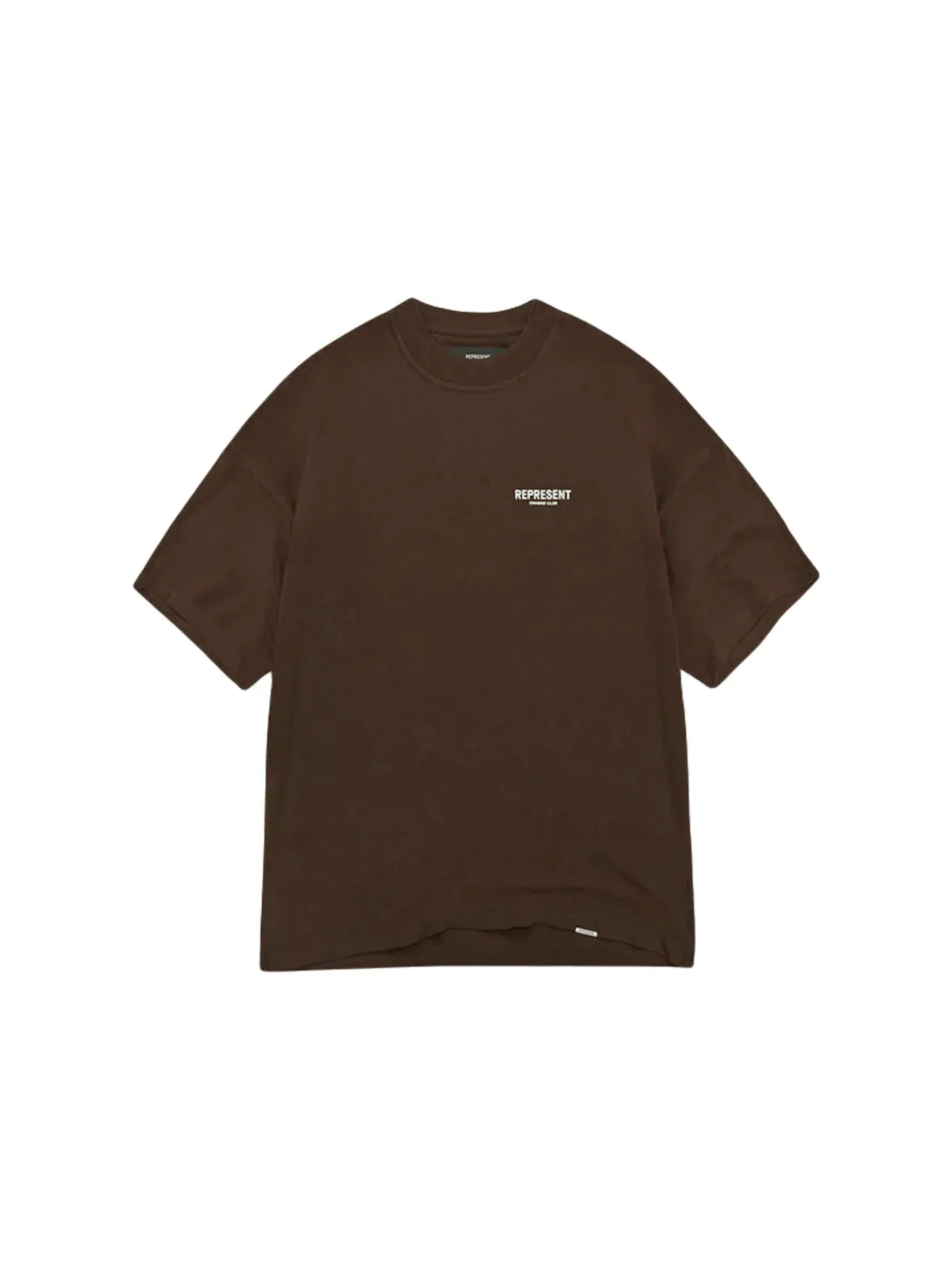 Мужская футболка с принтом T-Shirt Represent — изображение 1 из 2, коричневый/белый