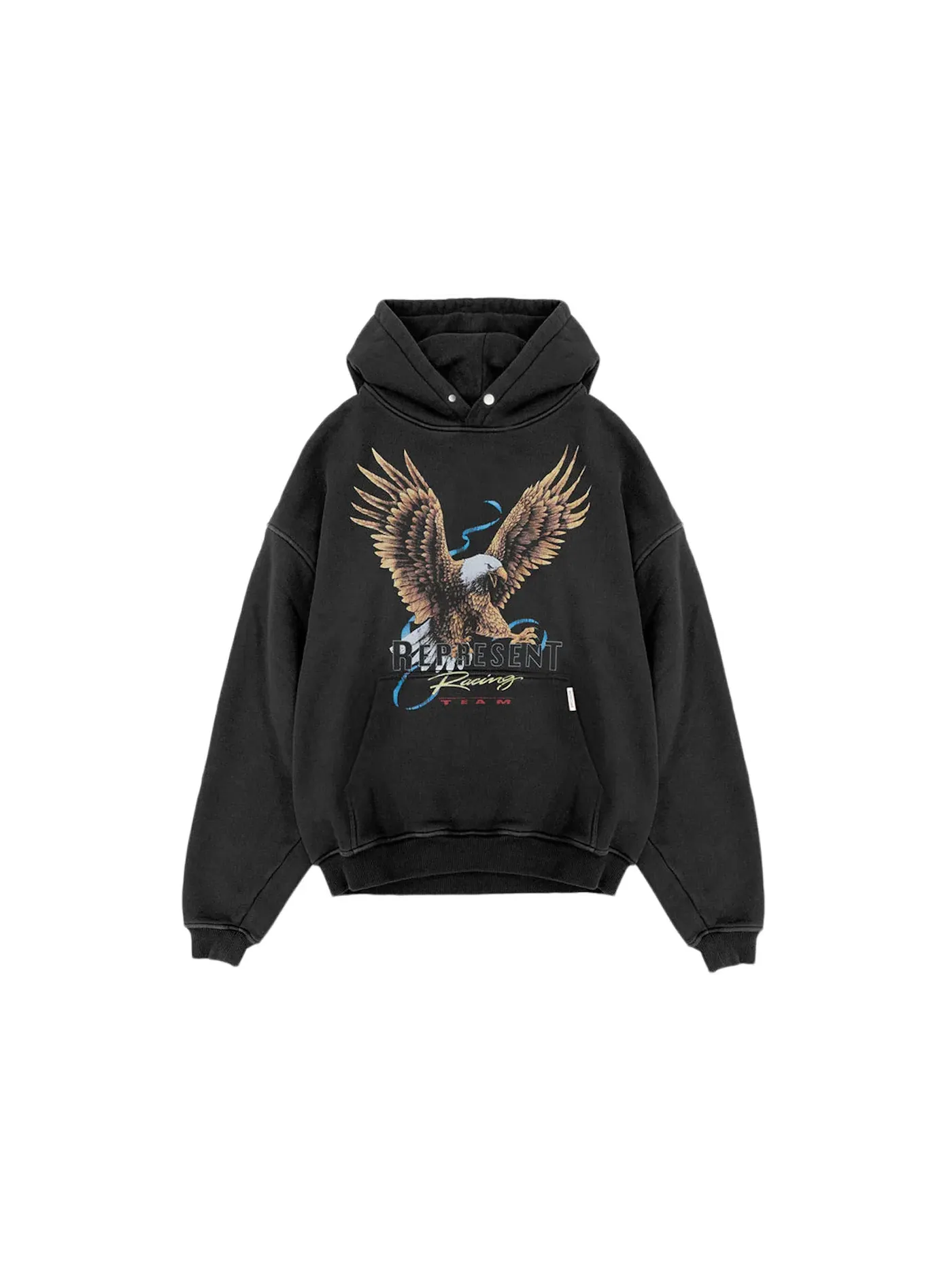 Мужской худи с принтом Racing Team Eagle Represent