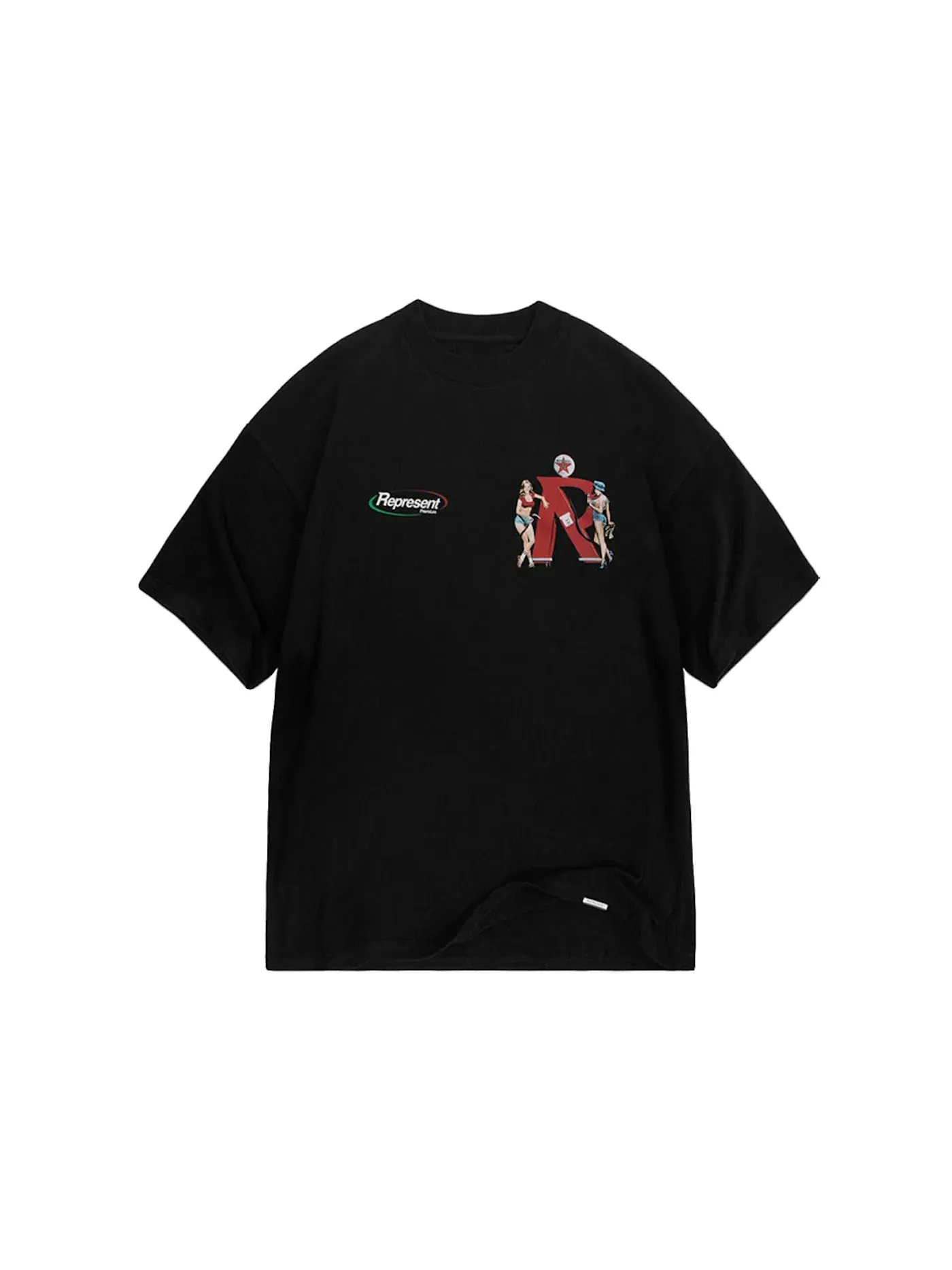 Мужская футболка с принтом Represent T-Shirt — изображение 1 из 2, черный